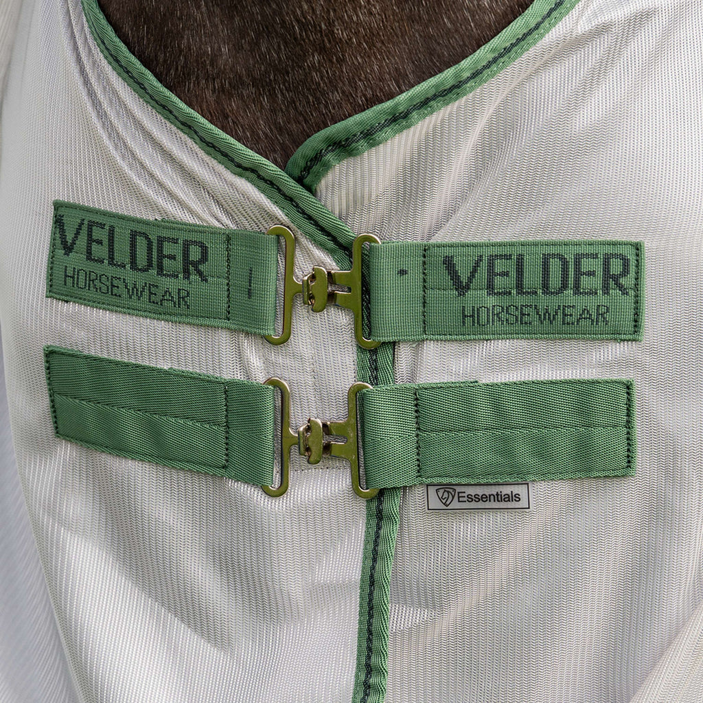 Velder Horsewear Essentials Pony Fly Rug Mesh with a Hood Silver