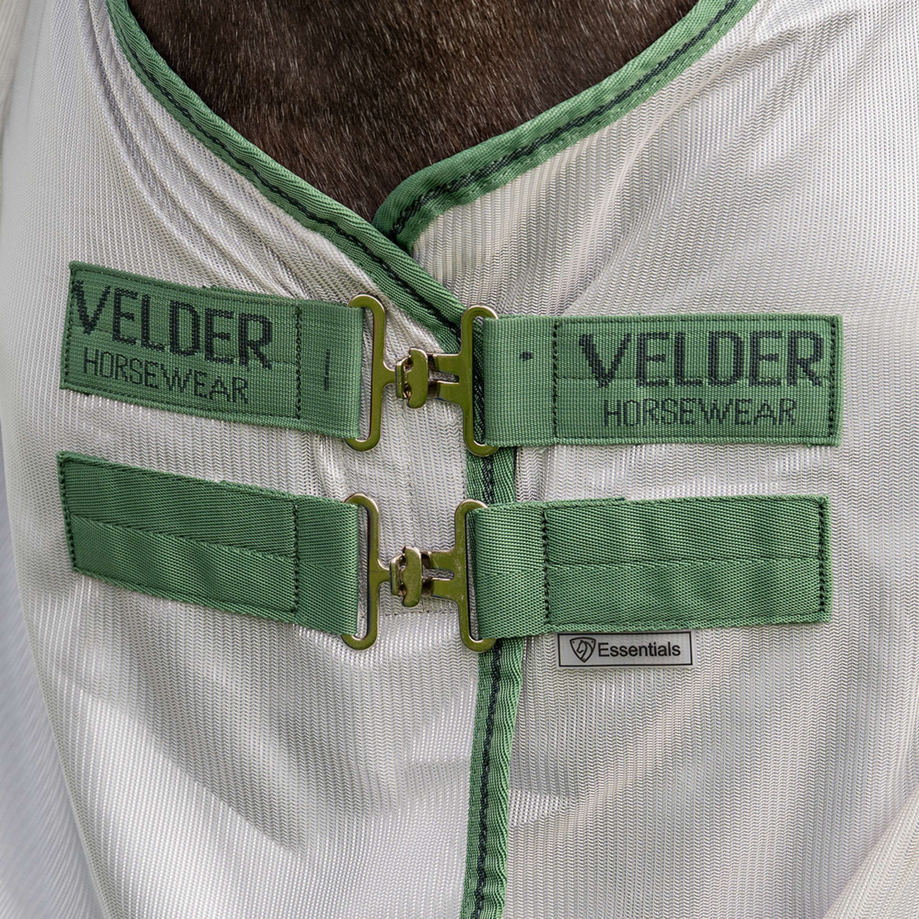 Velder Horsewear Essentials Fly Rug Mesh with a Hood Silver