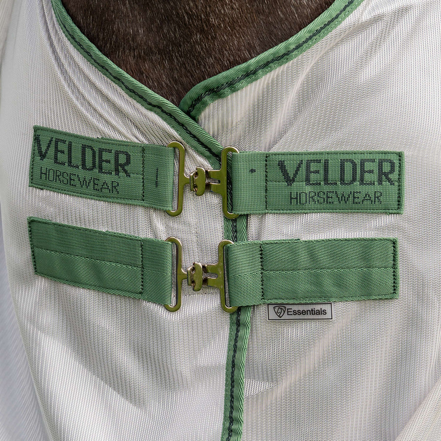 Velder Horsewear Fly Rug Mesh with a Hood Silver
