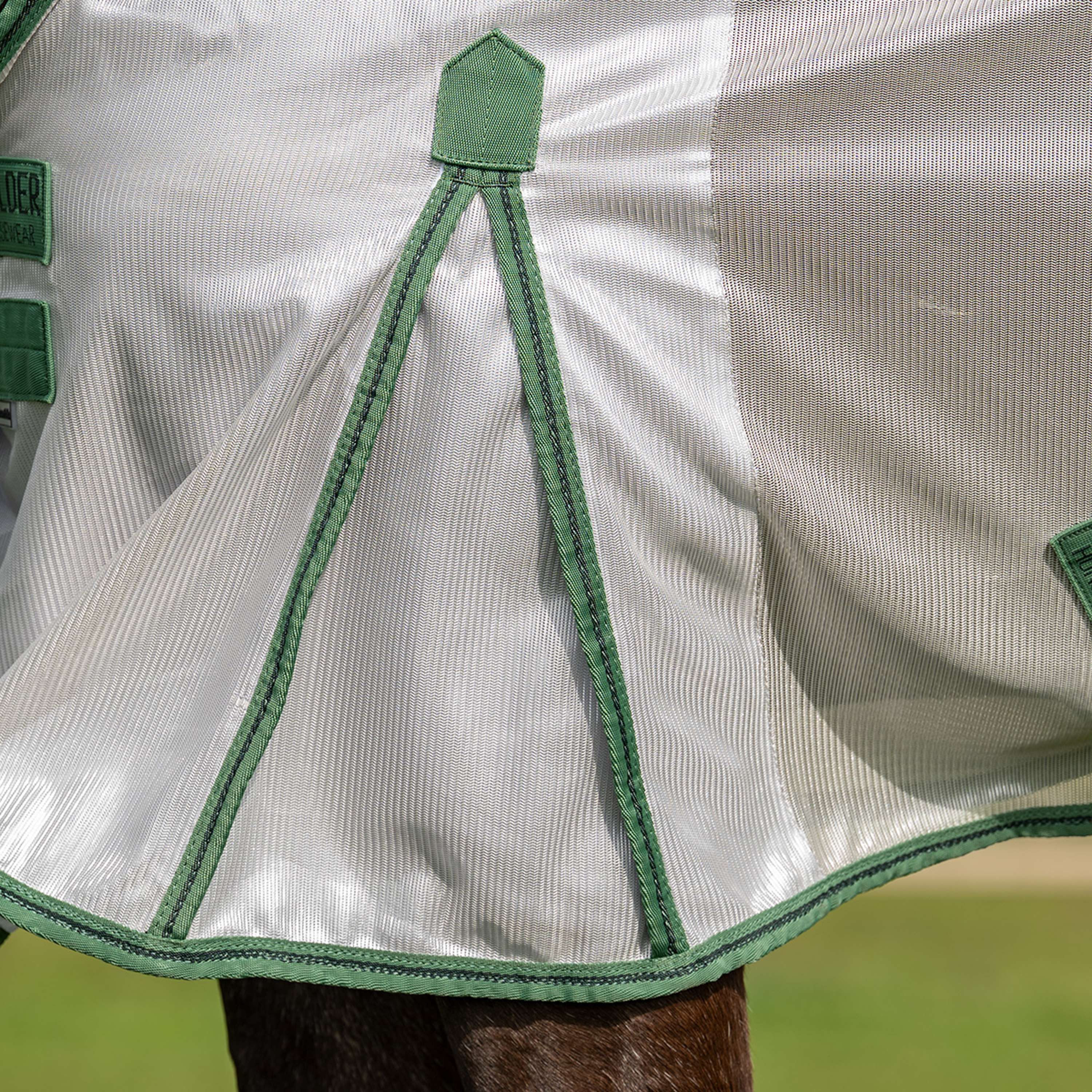 Velder Horsewear Essentials Fly Rug Mesh with a Hood Silver