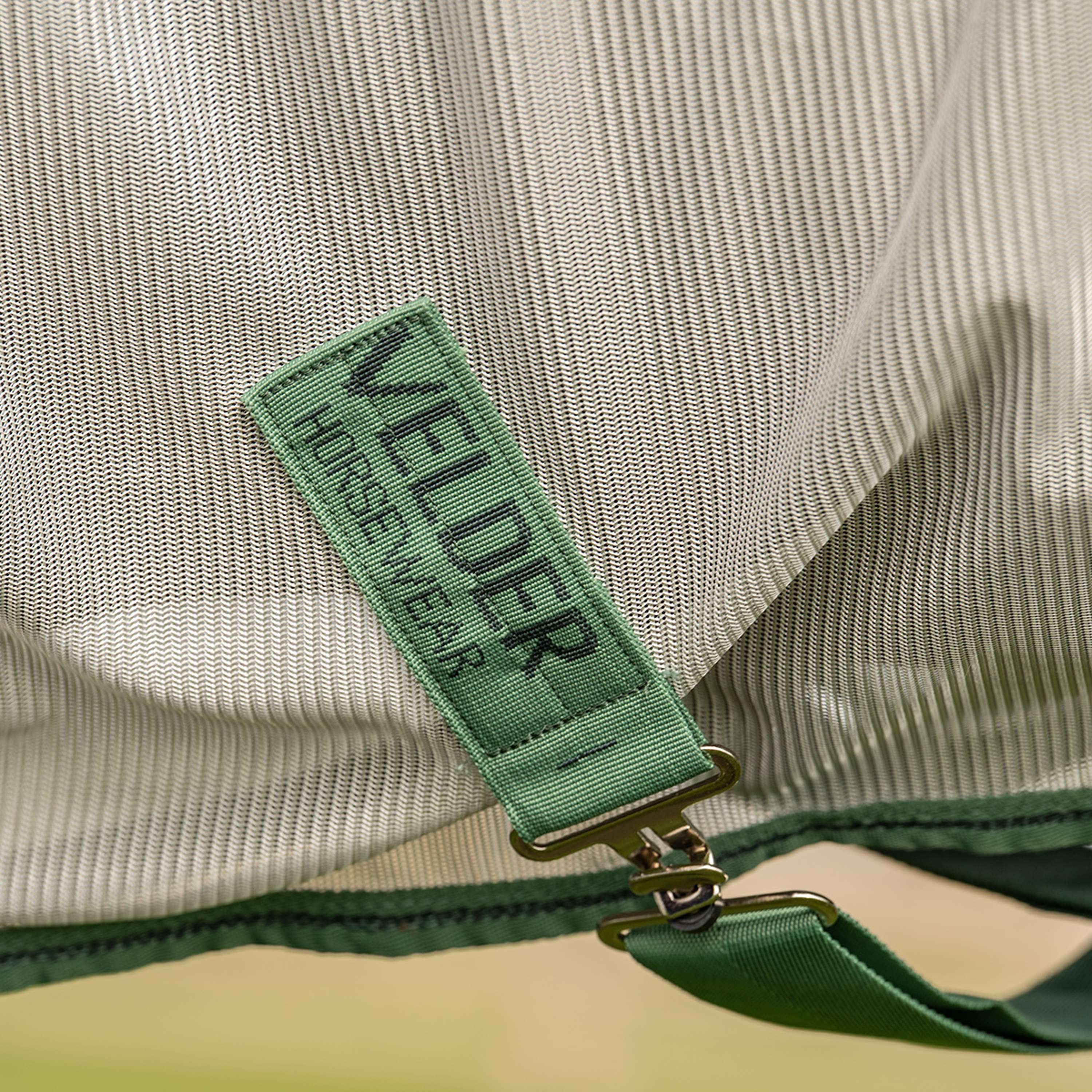 Velder Horsewear Essentials Fly Rug Mesh with a Hood Silver