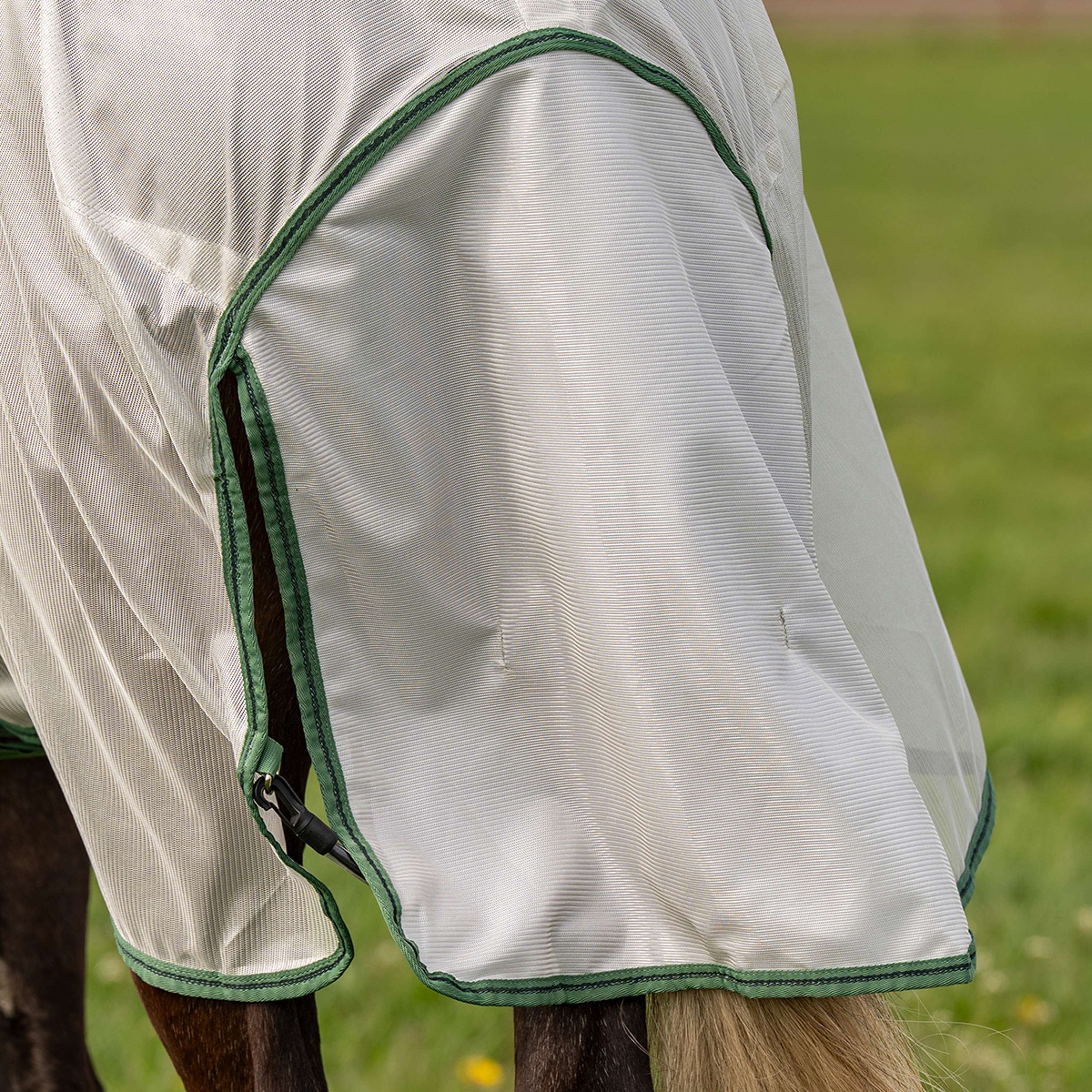 Velder Horsewear Essentials Fly Rug Mesh with a Hood Silver
