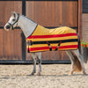 Velder Horsewear Premium Pony Deluxe Fleece Cooler Rug Black/Yellow