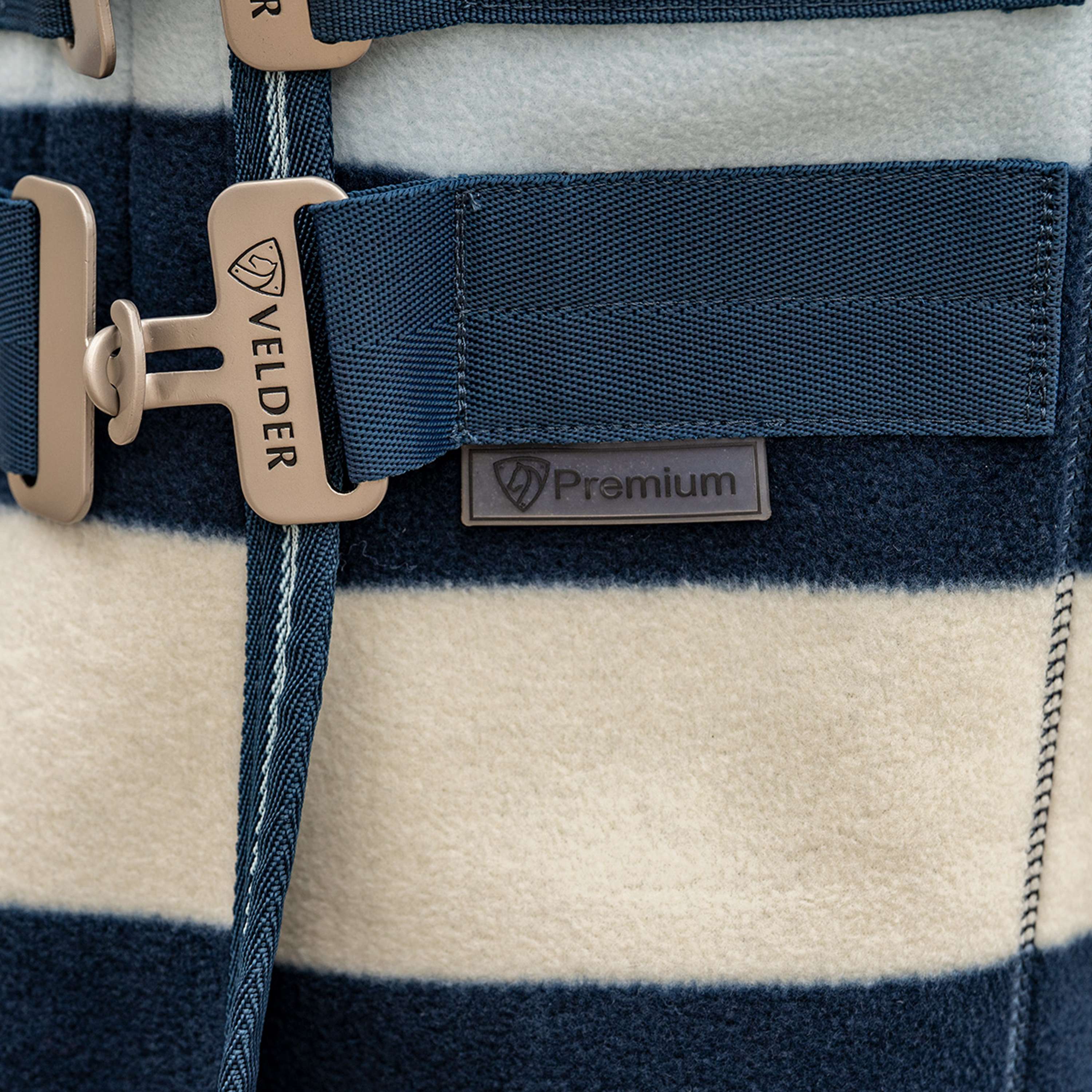 Velder Horsewear Premium Deluxe Fleece Cooler Rug Navy