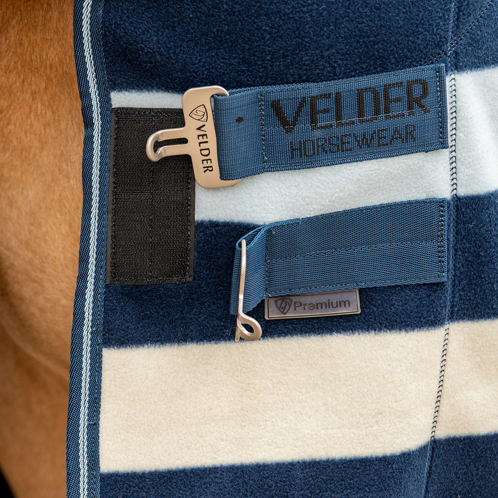 Velder Horsewear Deluxe Fleece Cooler Rug Navy