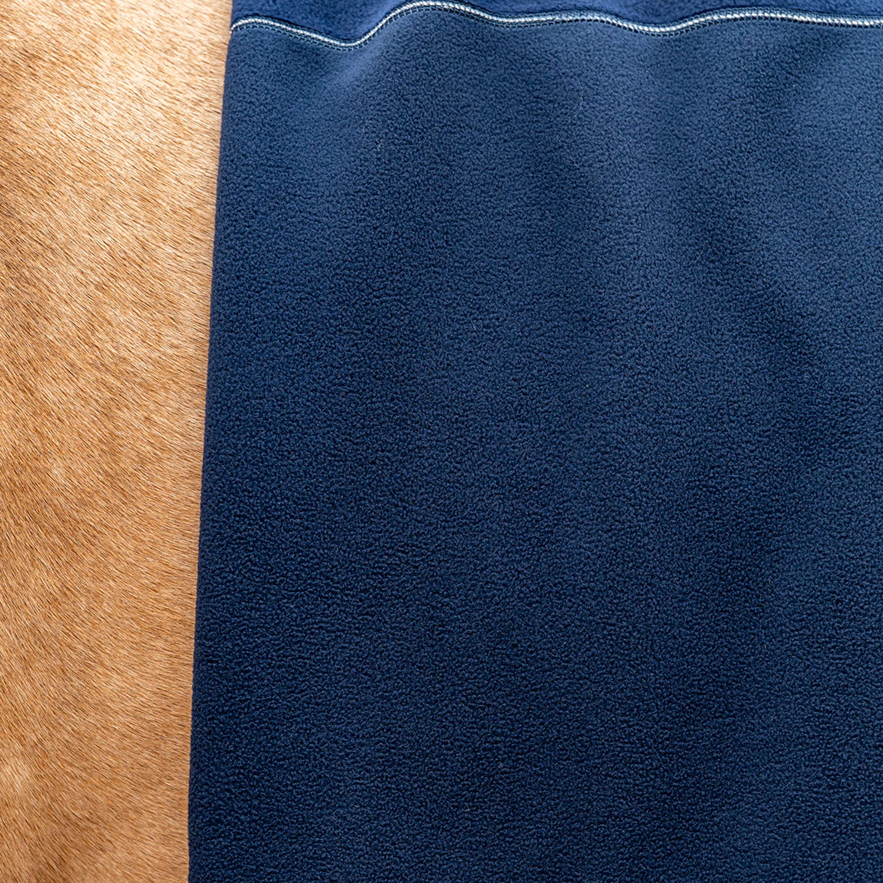 Velder Horsewear Premium Deluxe Fleece Cooler Rug Navy