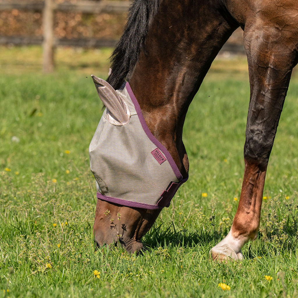 Velder Horsewear Fly Mask with Ears Sand Stone