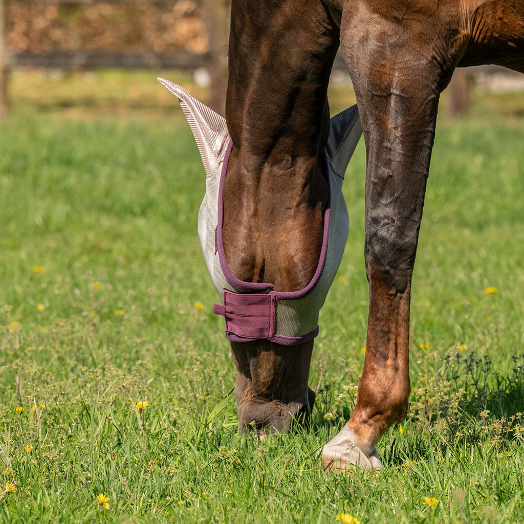 Velder Horsewear Fly Mask with Ears Sand Stone