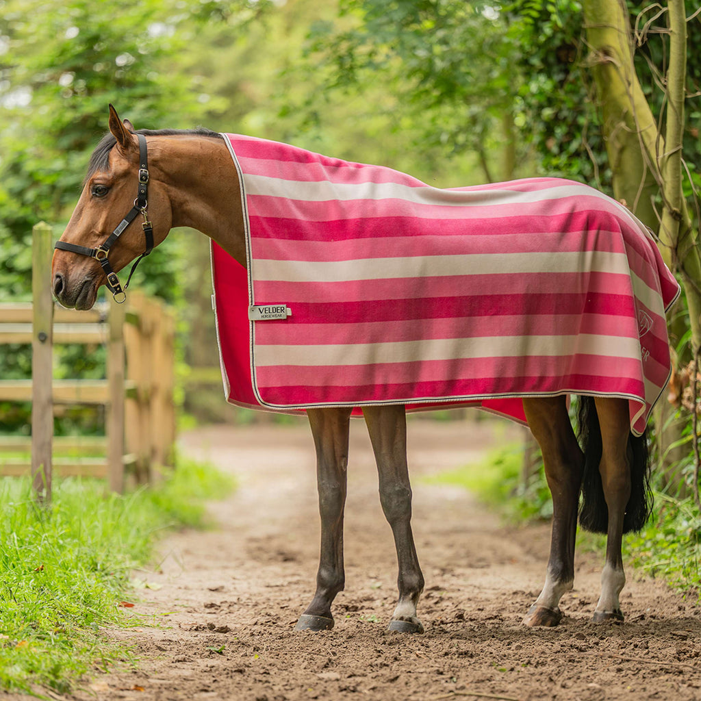 Velder Horsewear Fleece Rug VelvetTouch Dusty Rose