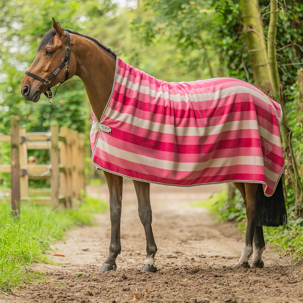 Velder Horsewear Fleece Rug VelvetTouch Dusty Rose