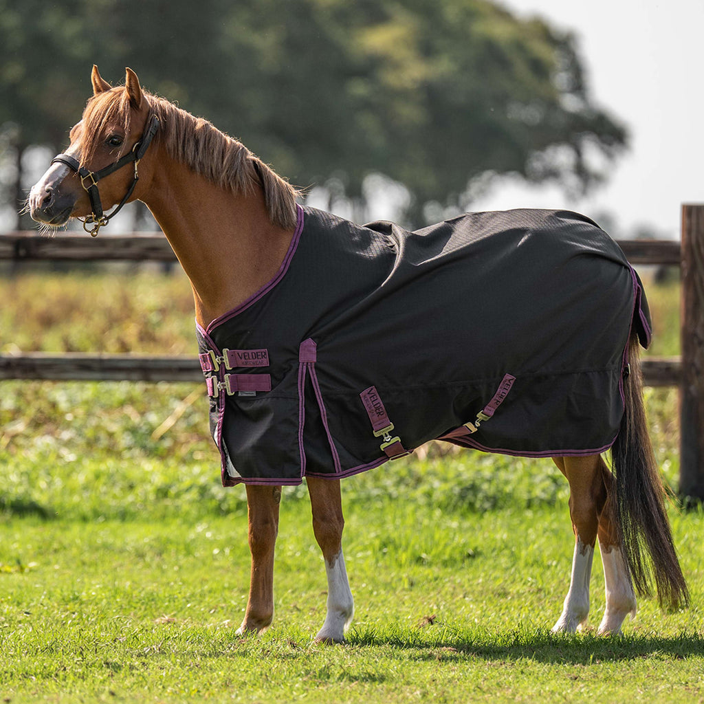 Velder Horsewear Premium Pony Turnout Rug 1200D 0g Black