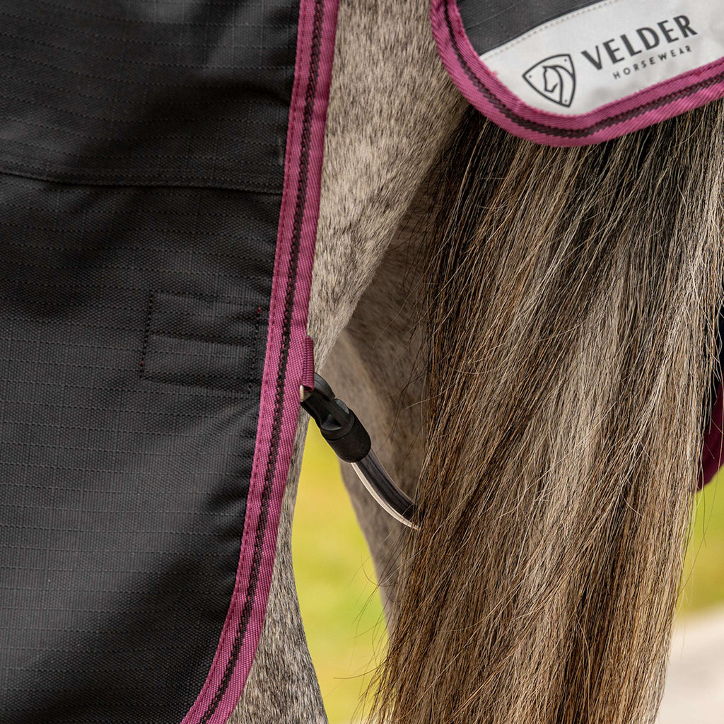 Velder Horsewear Premium Pony Turnout Rug 1200D 0g Black