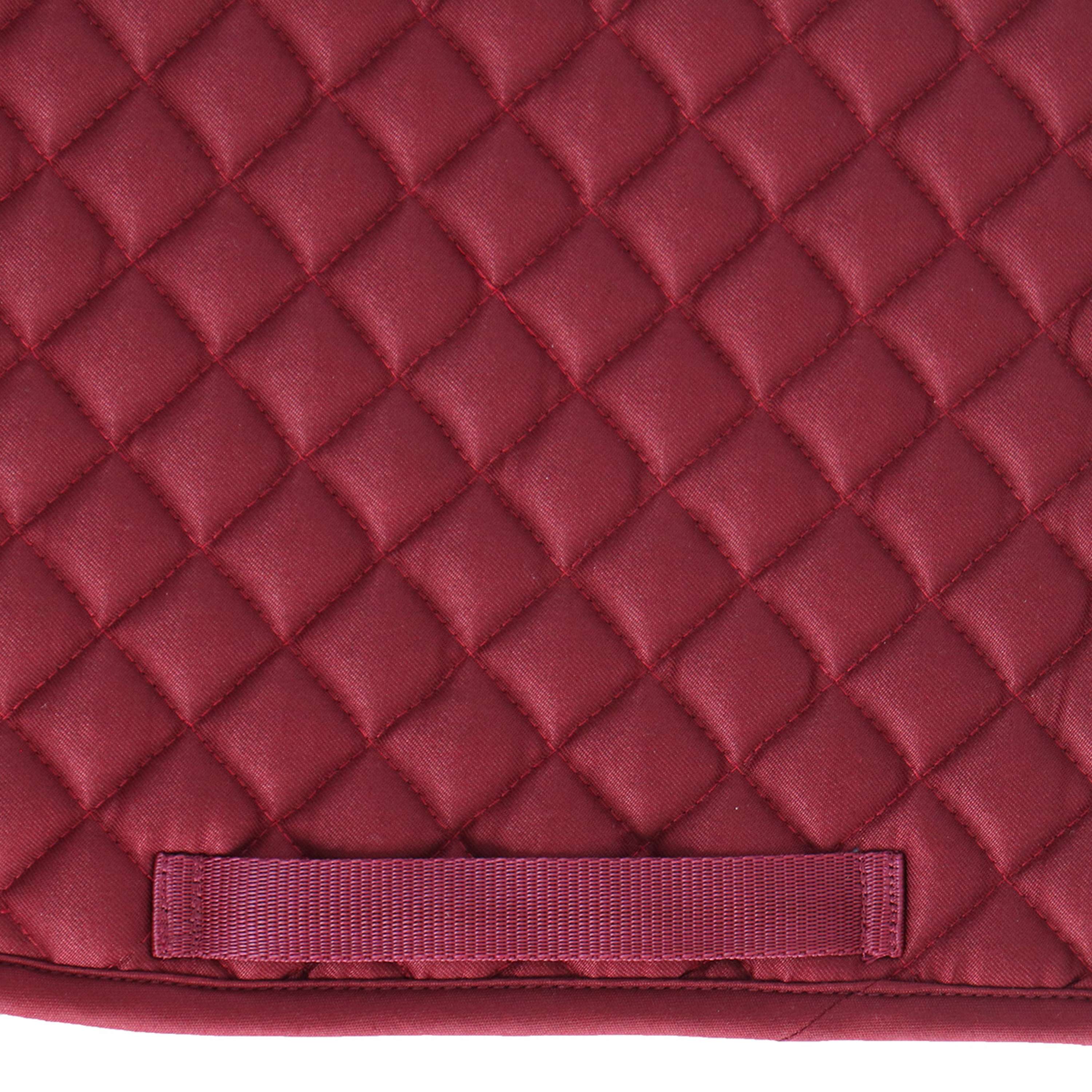 Velder Horsewear Essentials Saddlepad Dressage Classic Bordeaux