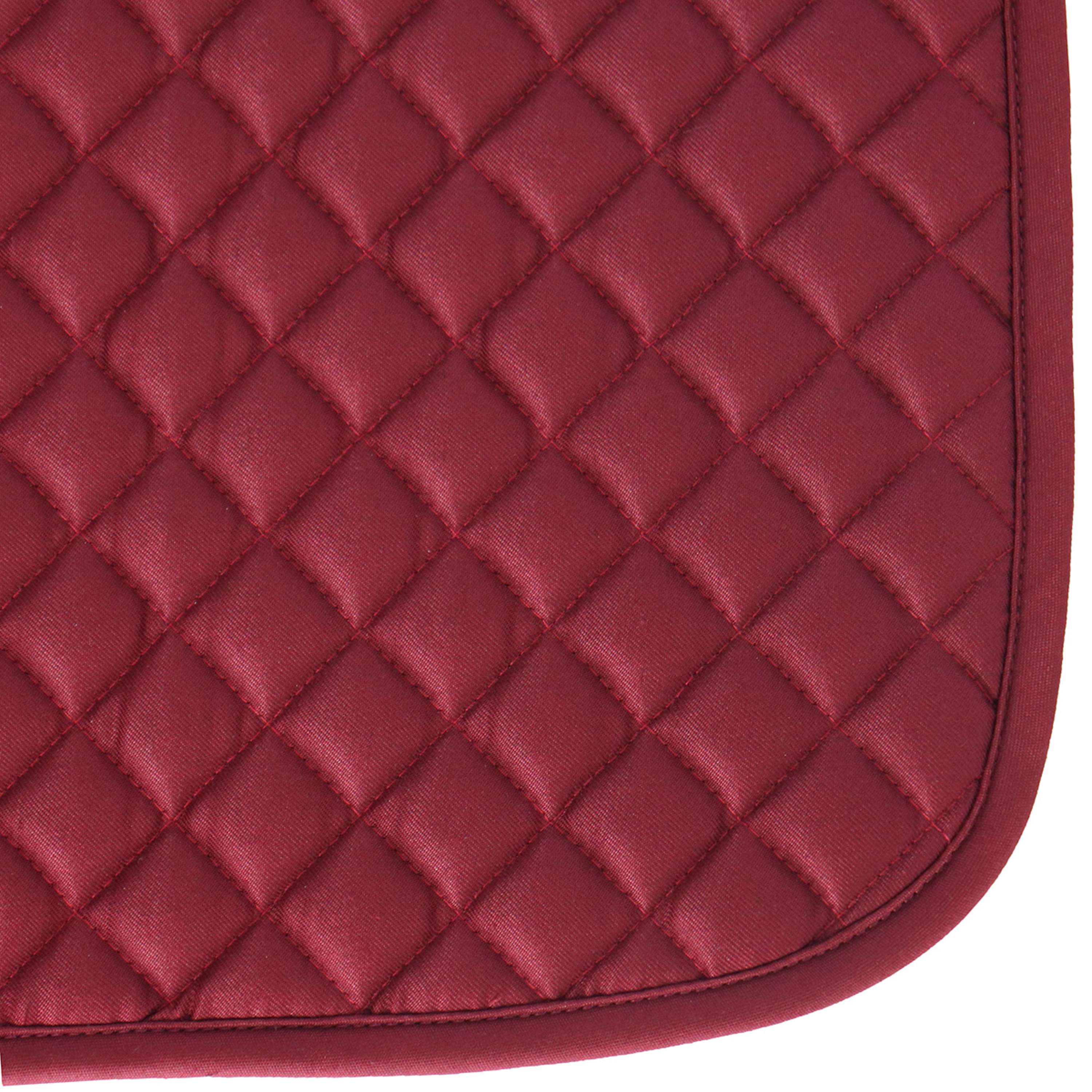 Velder Horsewear Essentials Saddlepad Dressage Classic Bordeaux