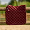 Velder Horsewear Essentials Saddlepad Dressage Classic Bordeaux