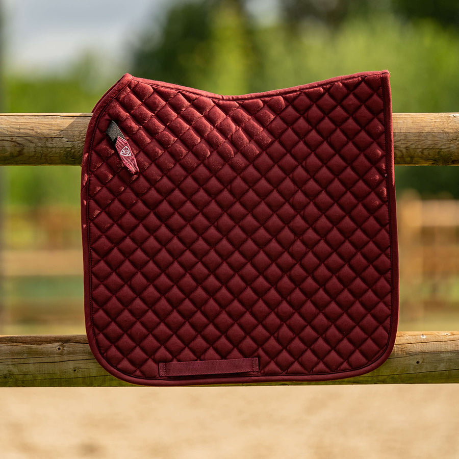 Velder Horsewear Essentials Saddlepad Dressage Classic Bordeaux