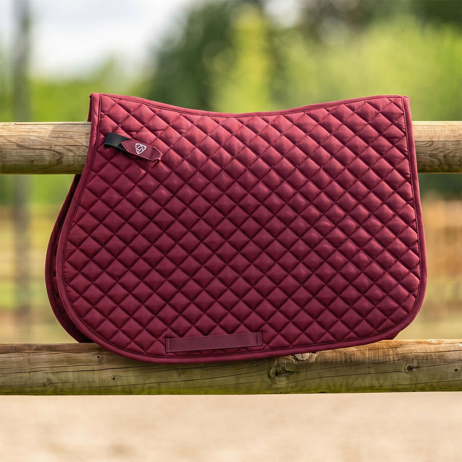 Velder Horsewear Essentials Saddlepad Jumping Classic Bordeaux