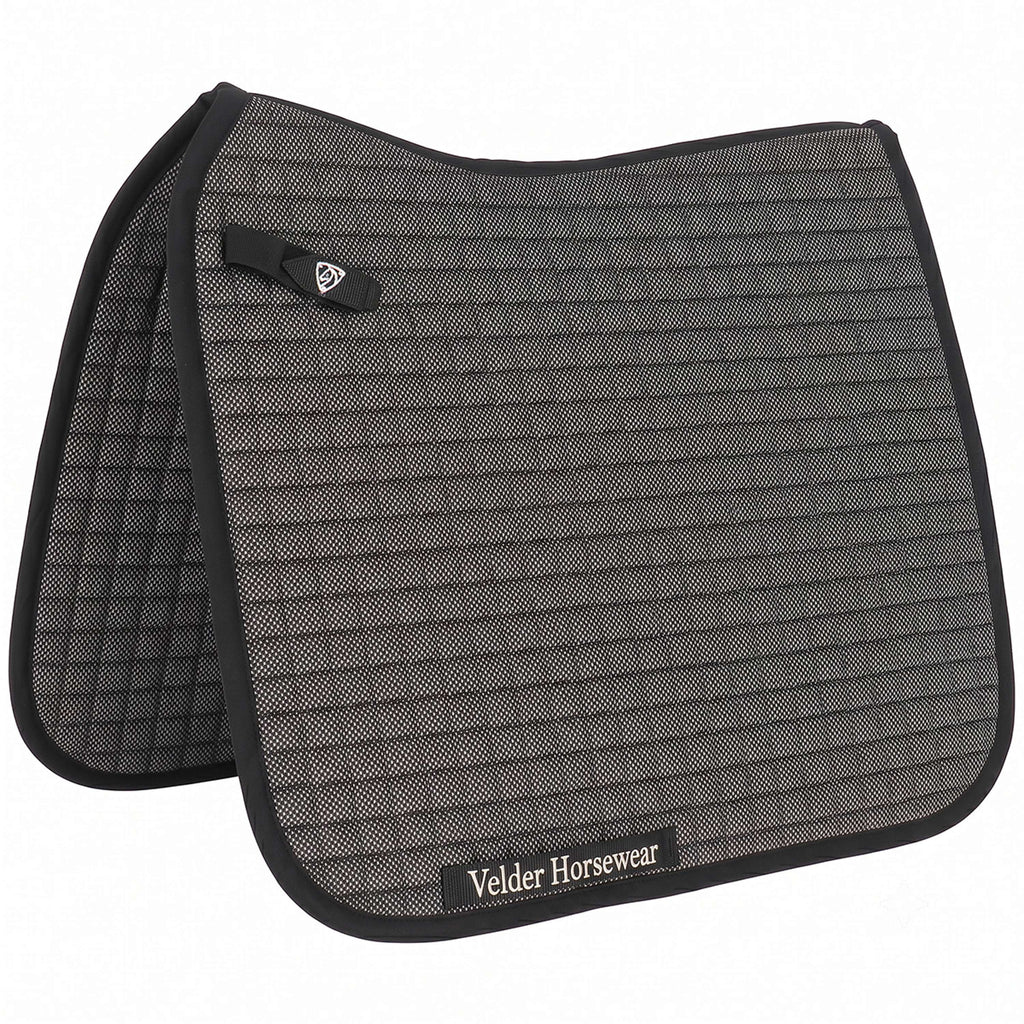 Velder Horsewear Premium Saddlepad Bamboo Dressage Black