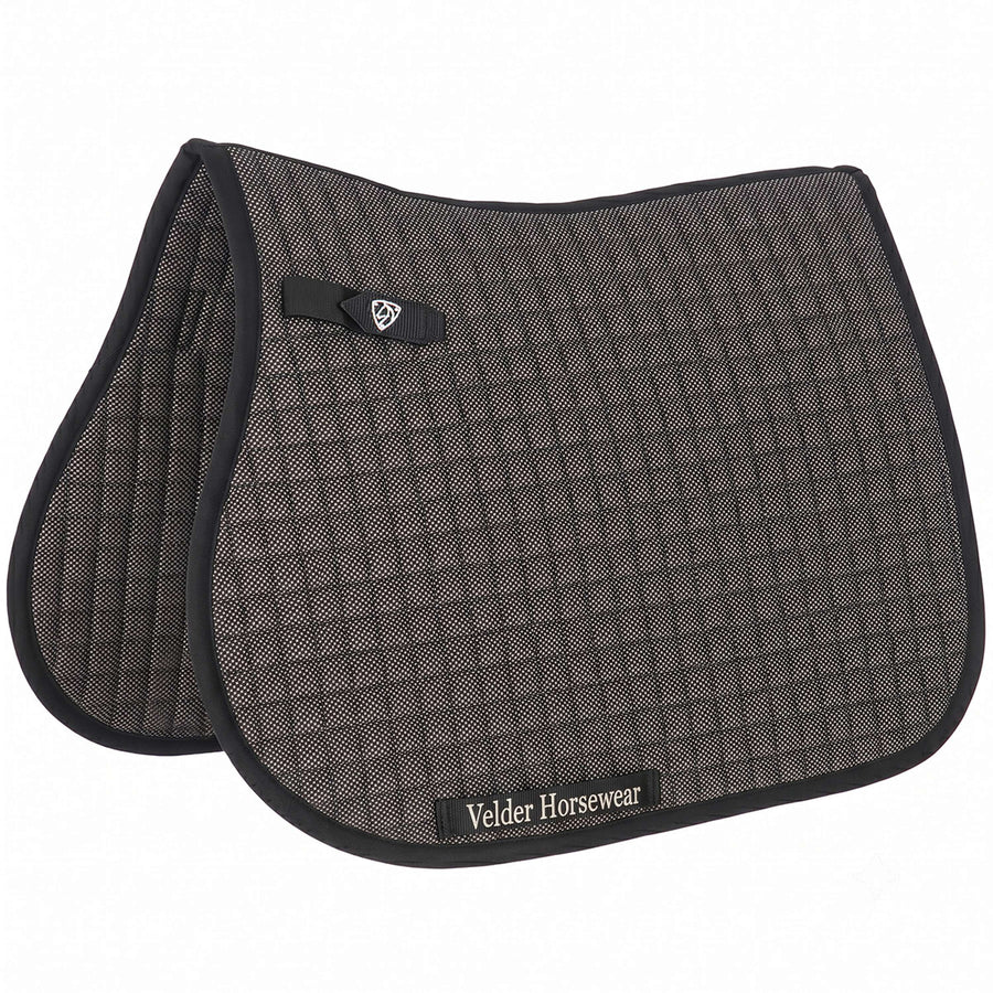Velder Horsewear Premium Saddlepad Bamboo Jumping Black