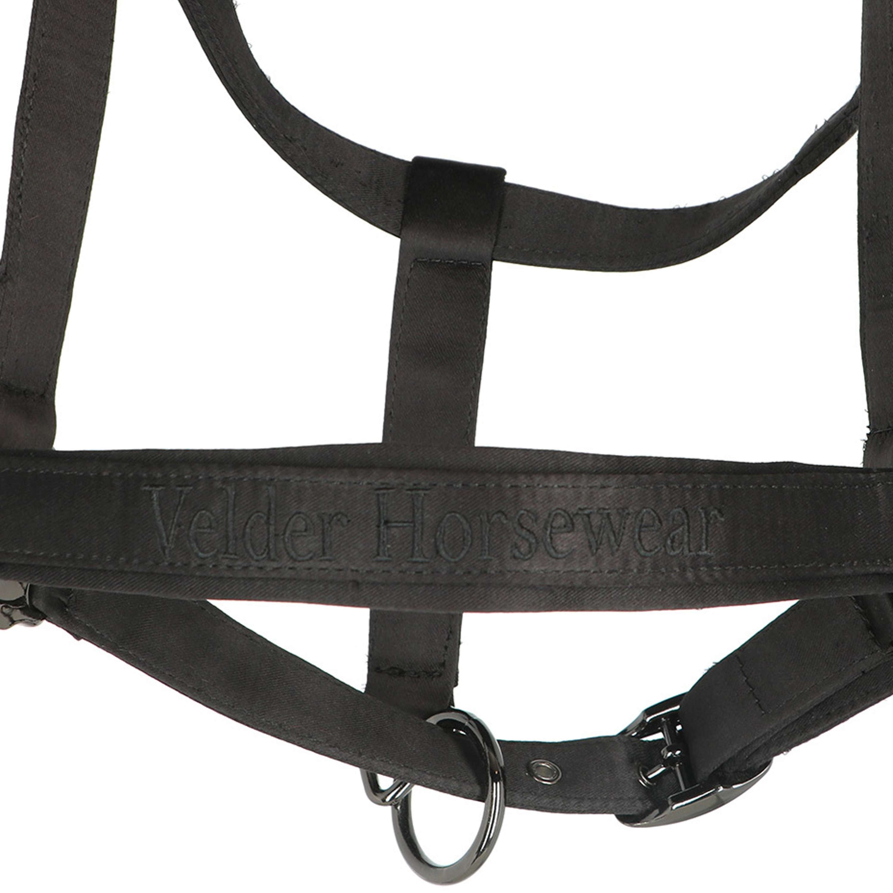 Velder Horsewear Premium Halter Satin Glow Black