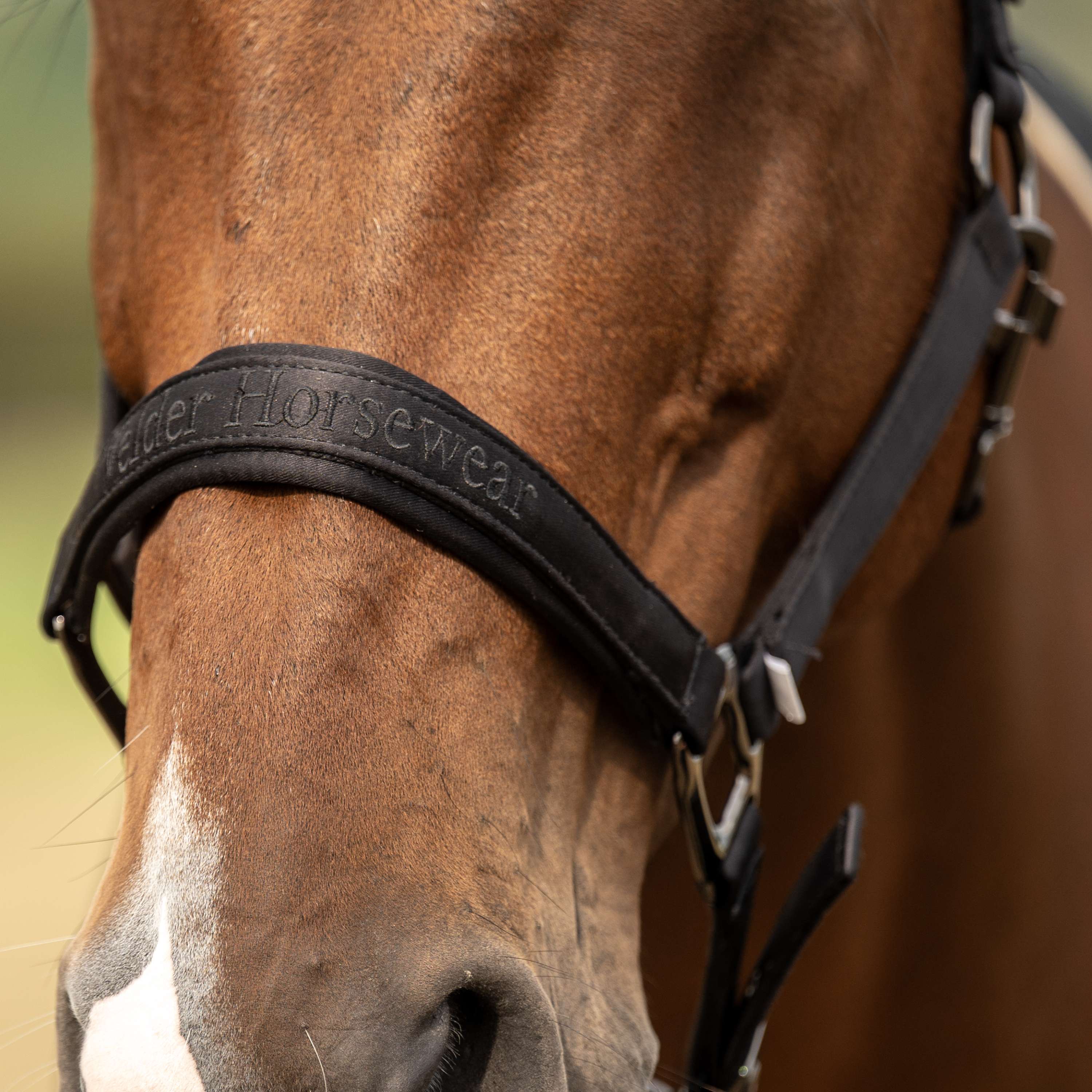 Velder Horsewear Premium Halter Satin Glow Black