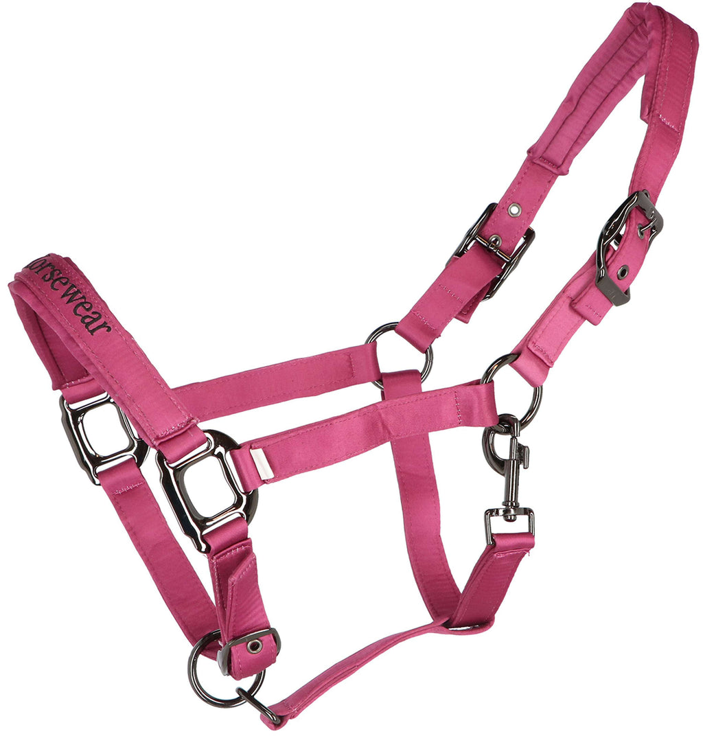 Velder Horsewear Premium Halter Satin Glow Dutch Raspberry