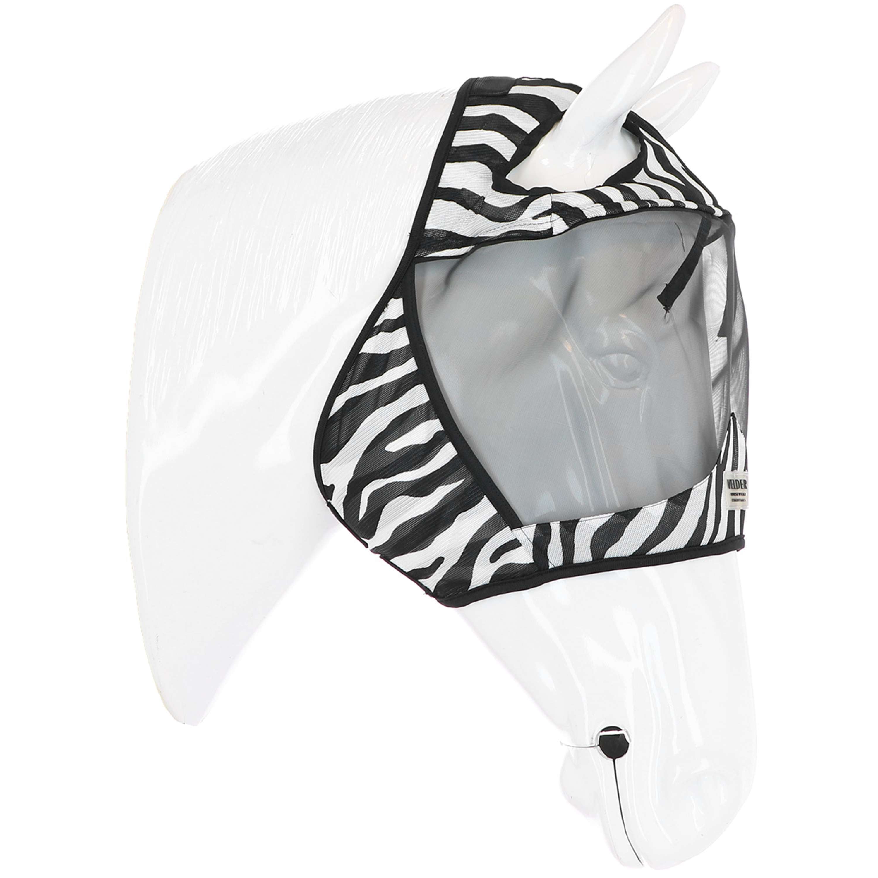 Velder Horsewear Essentials Fly Mask Zebra without Ears Black/White