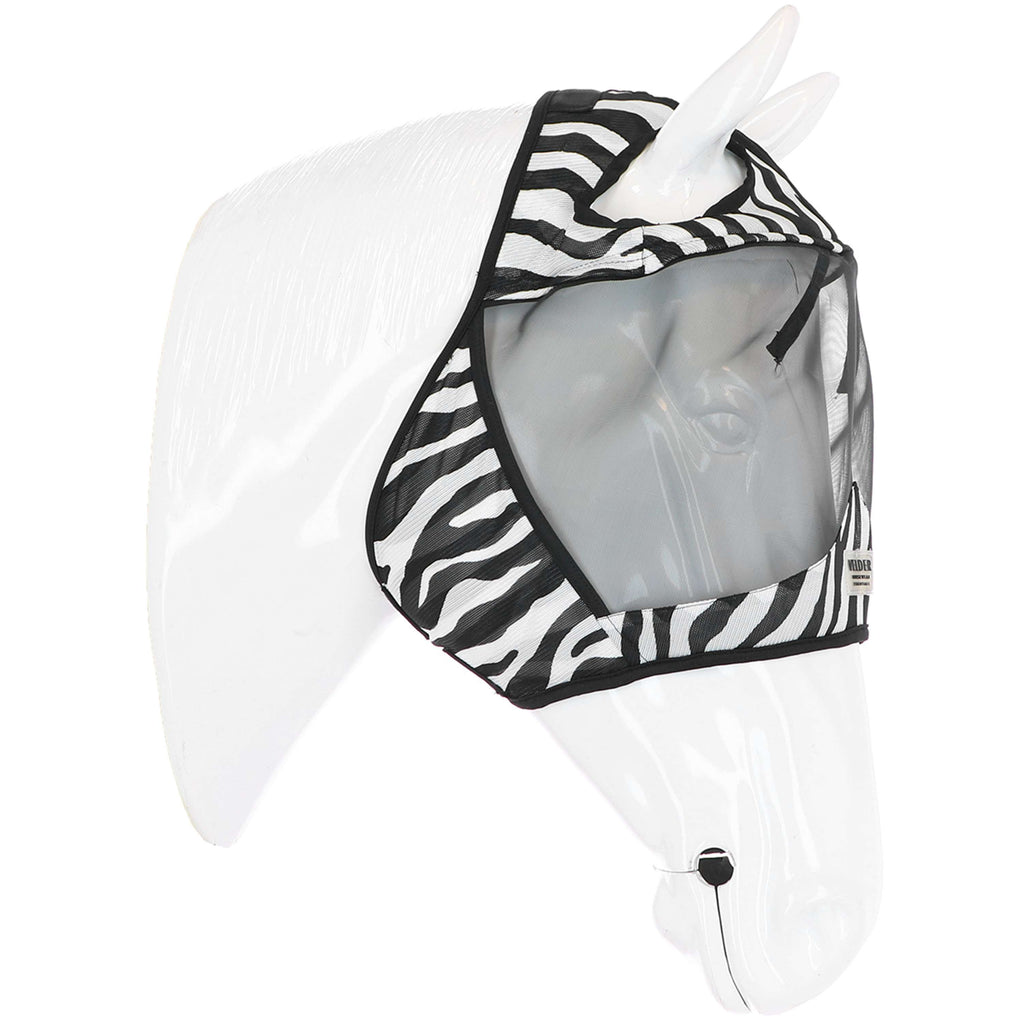 Velder Horsewear Essentials Fly Mask Zebra without Ears Black/White
