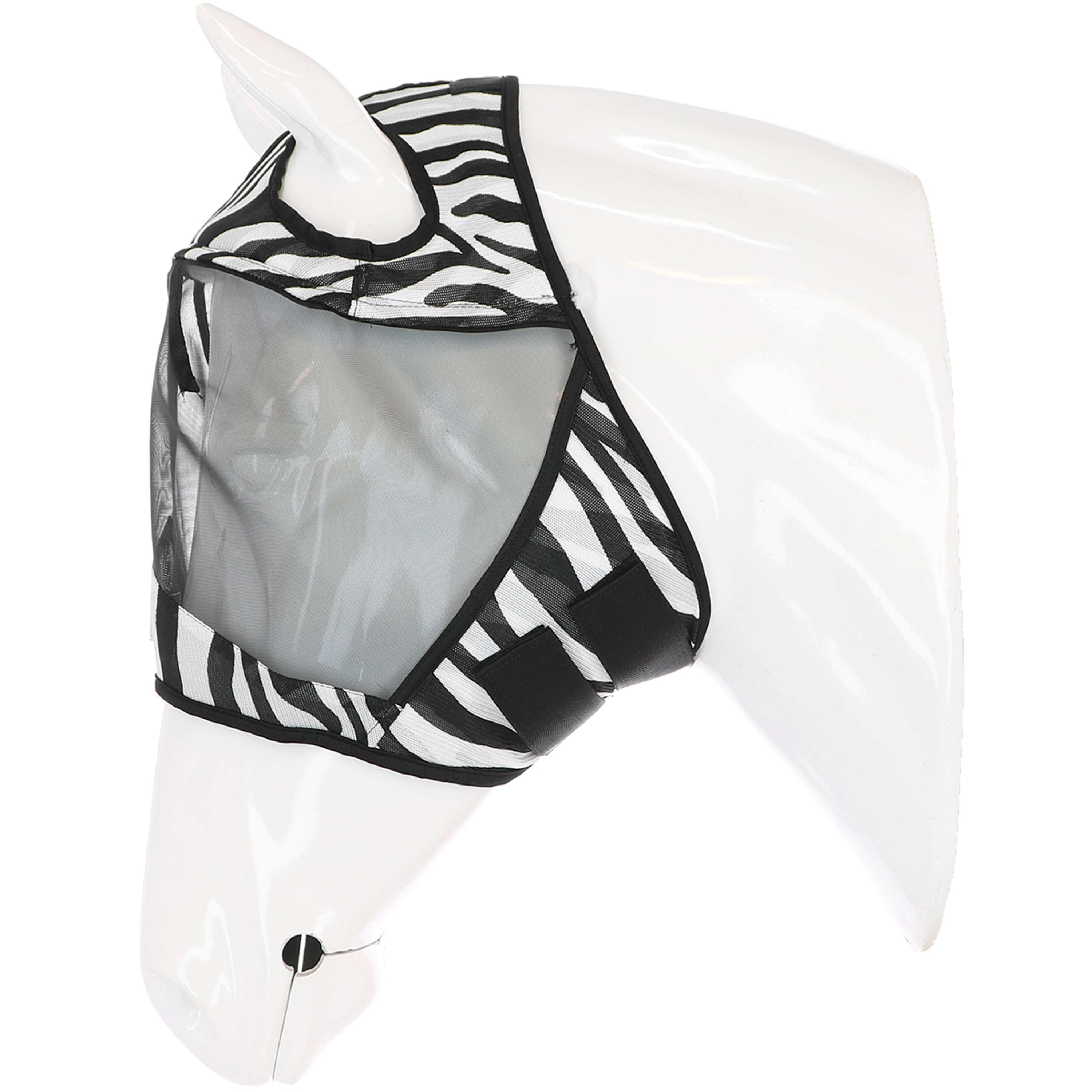 Velder Horsewear Essentials Fly Mask Zebra without Ears Black/White