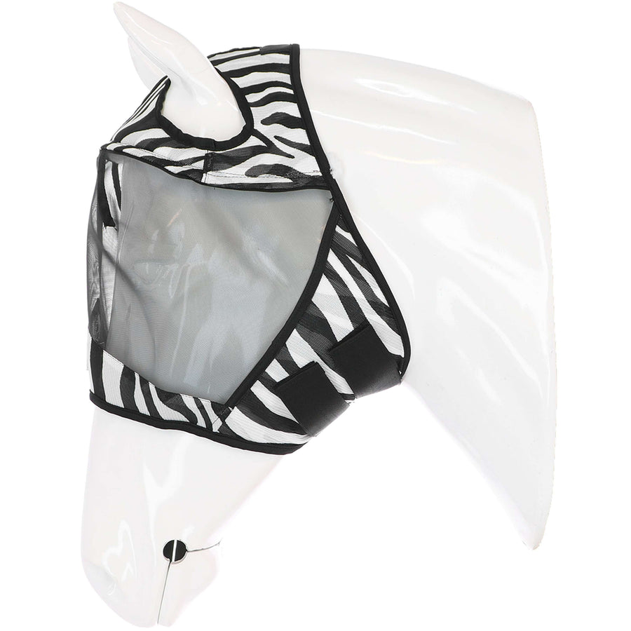 Velder Horsewear Essentials Fly Mask Zebra without Ears Black/White