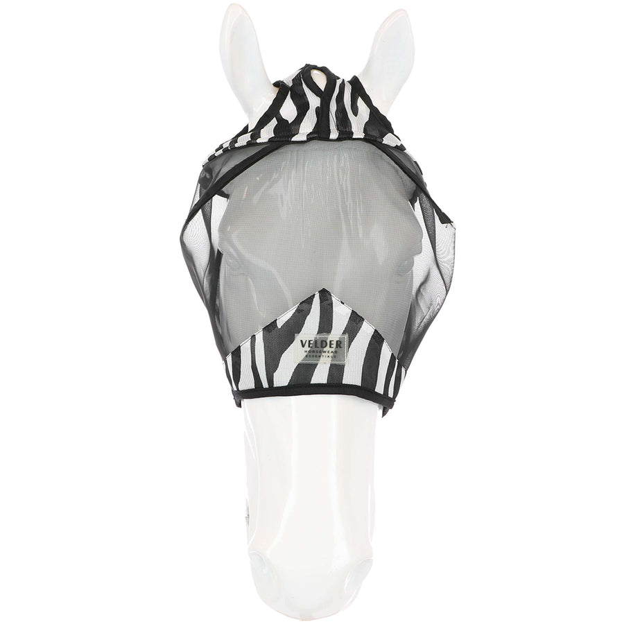 Velder Horsewear Essentials Fly Mask Zebra without Ears Black/White