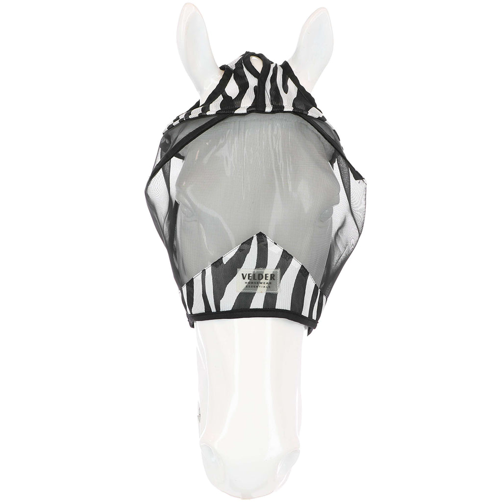 Velder Horsewear Essentials Fly Mask Zebra without Ears Black/White