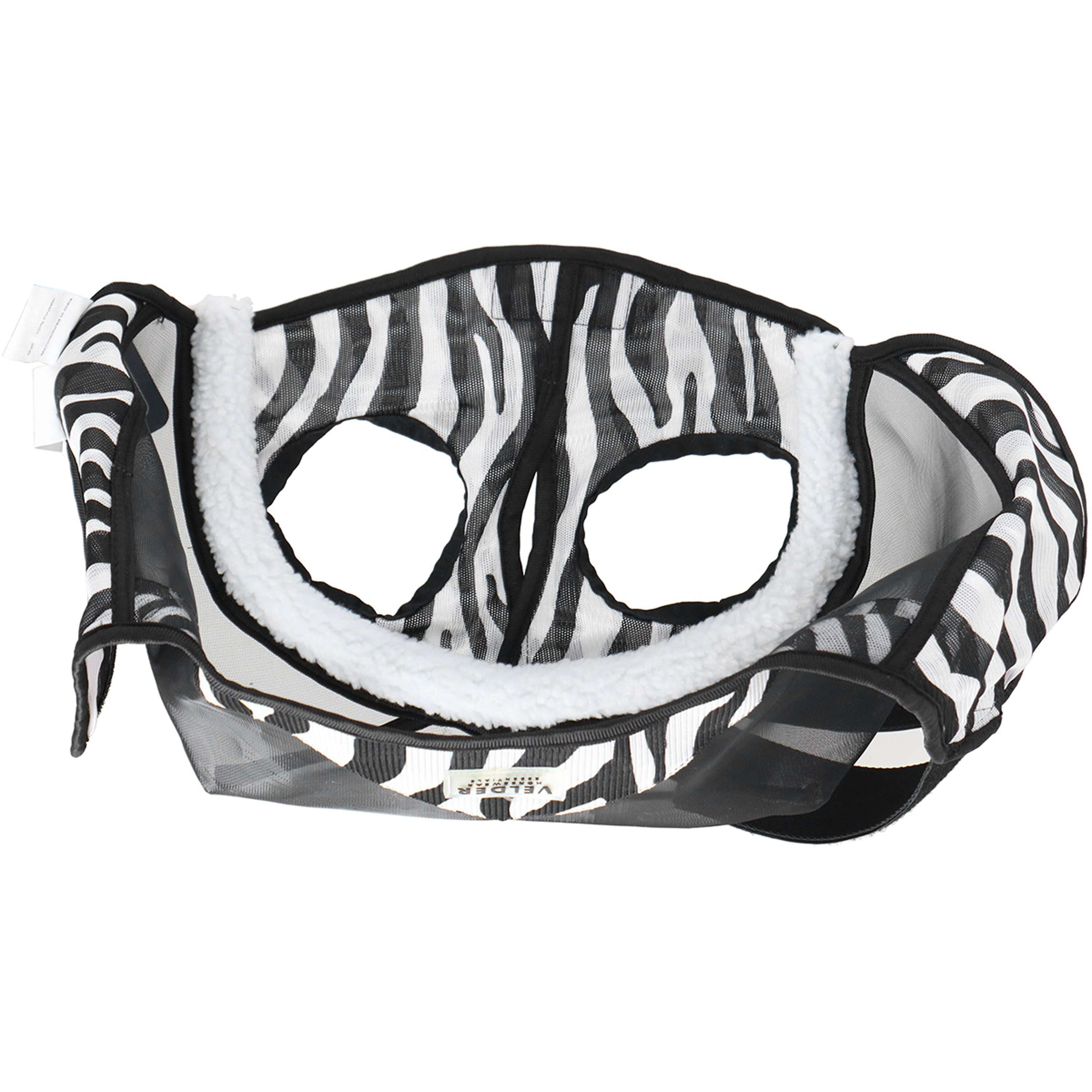Velder Horsewear Essentials Fly Mask Zebra without Ears Black/White