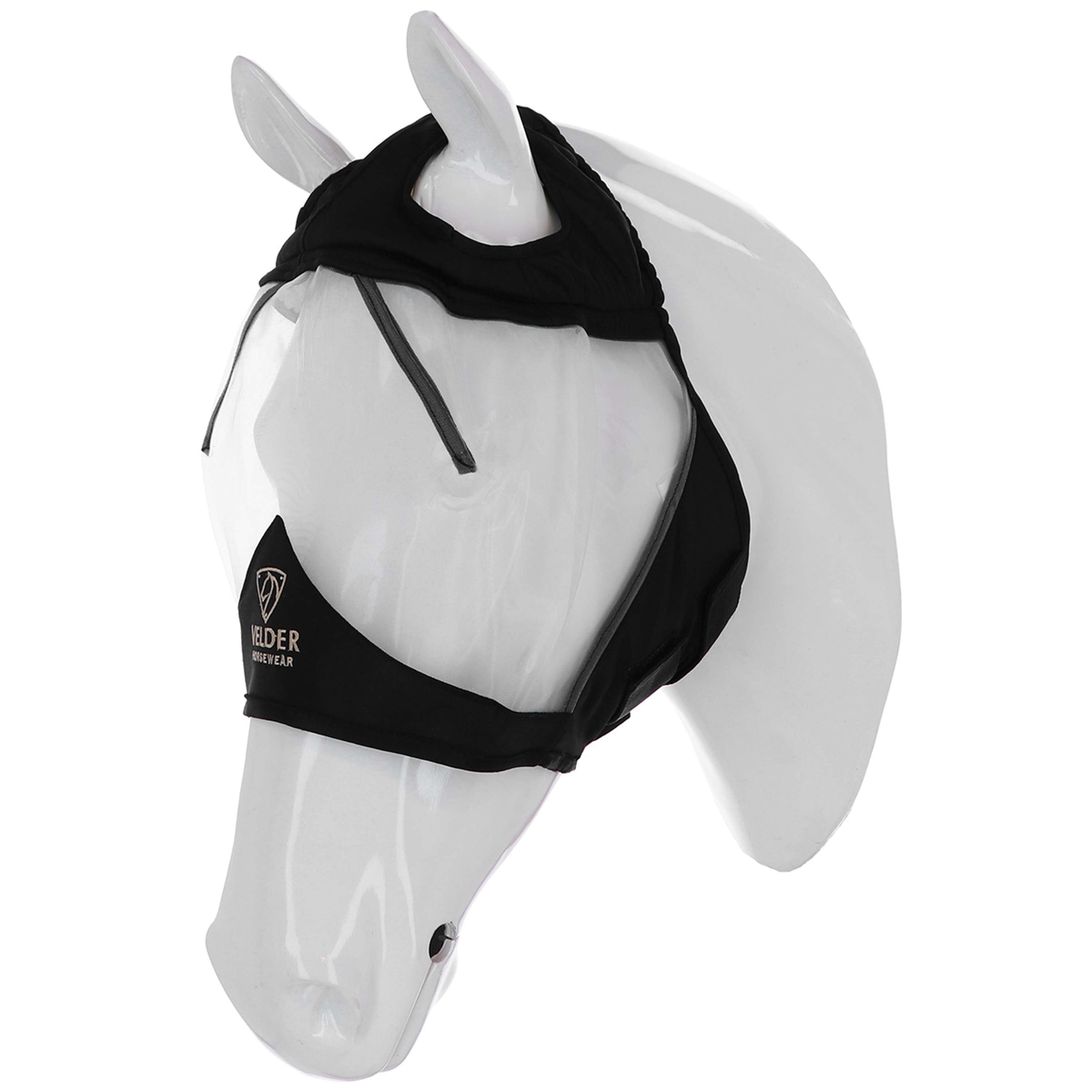 Velder Horsewear Premium Fly Mask without Ears Black