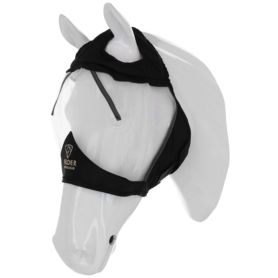 Velder Horsewear Premium Fly Mask without Ears Black