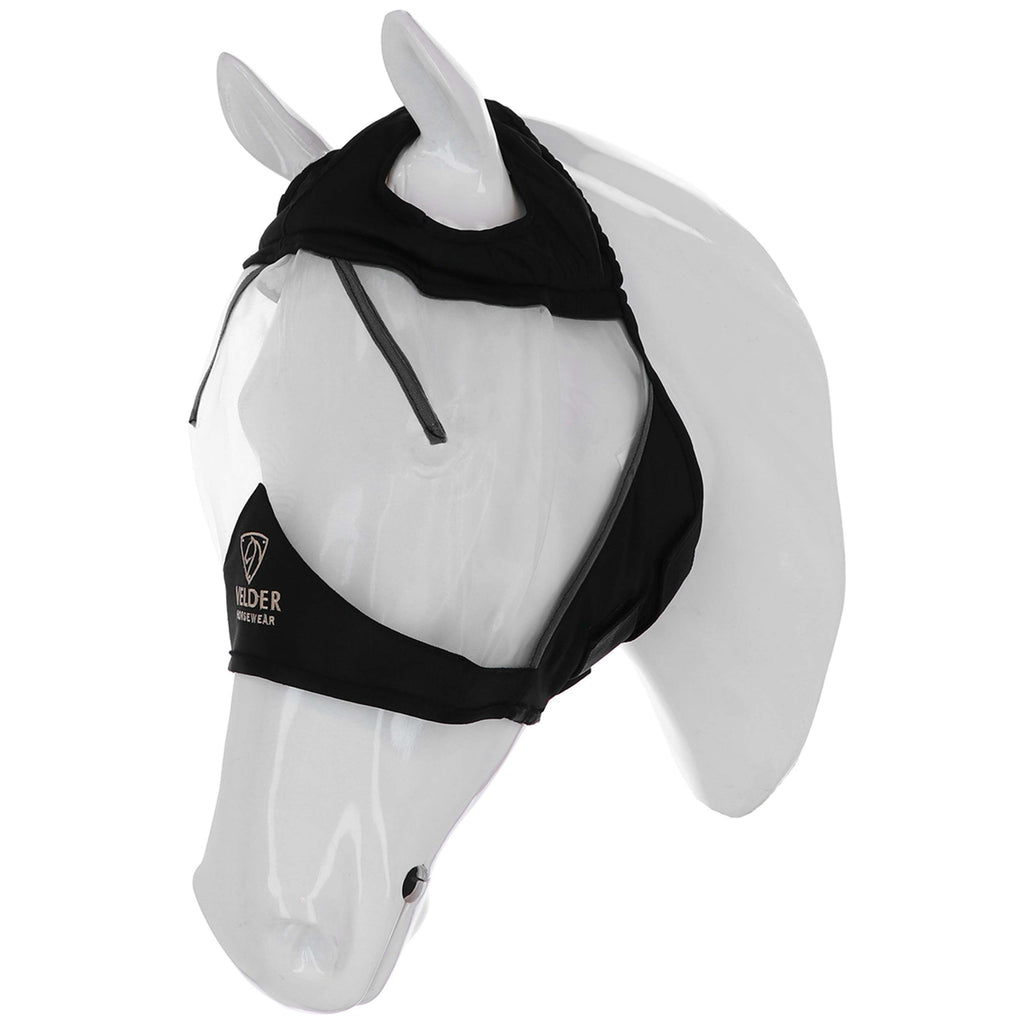 Velder Horsewear Premium Fly Mask without Ears Black