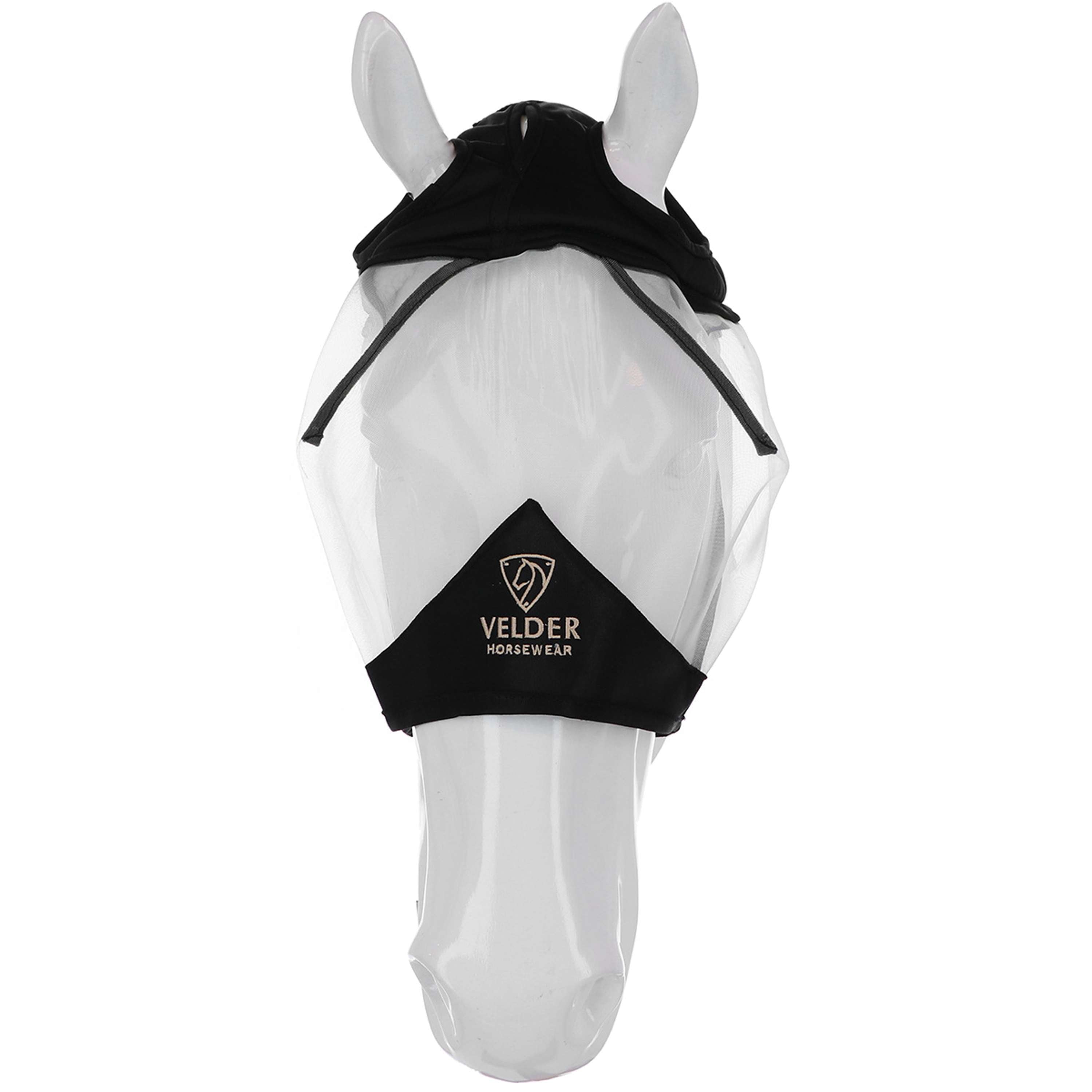 Velder Horsewear Premium Fly Mask without Ears Black