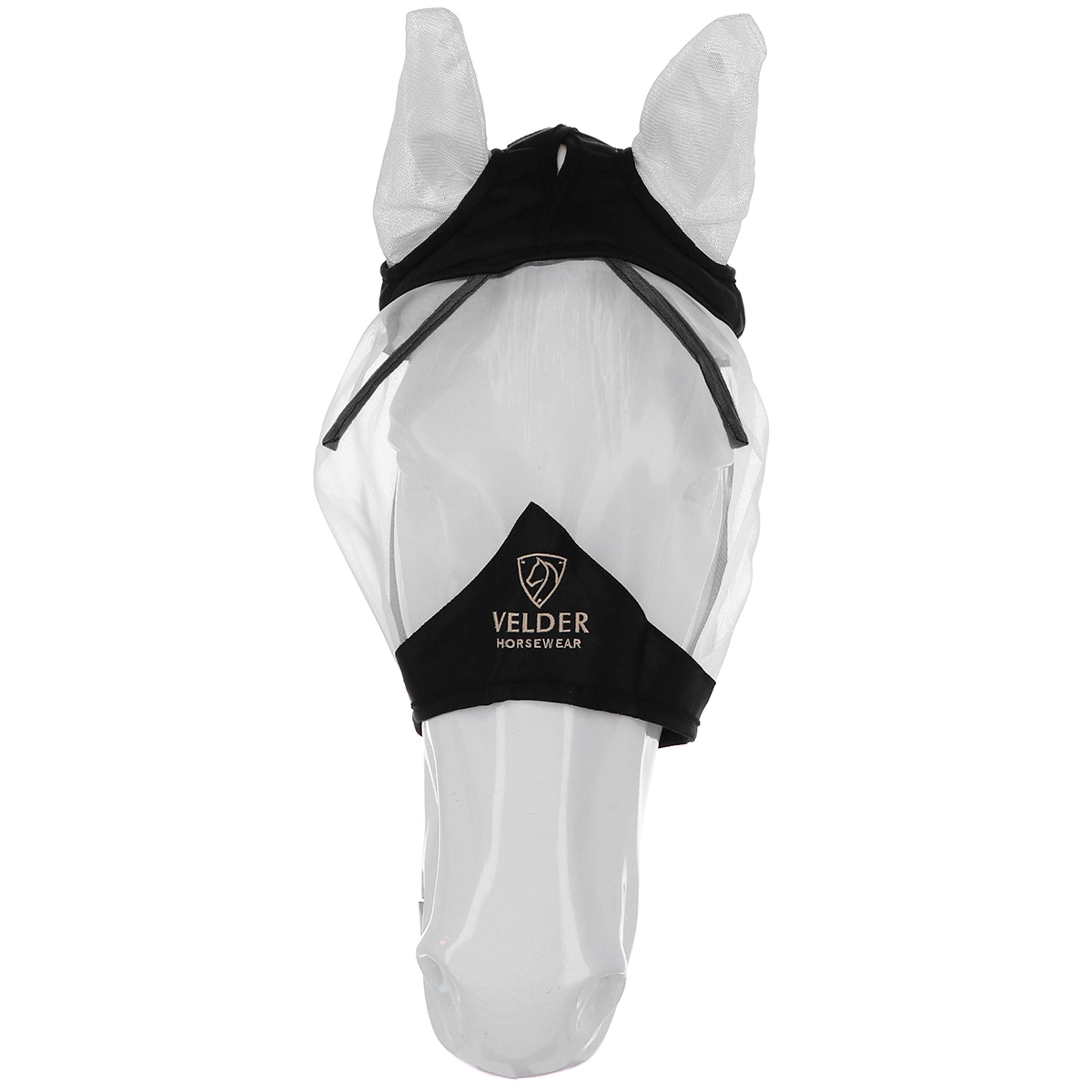 Velder Horsewear Premium Fly Mask with Ears Black