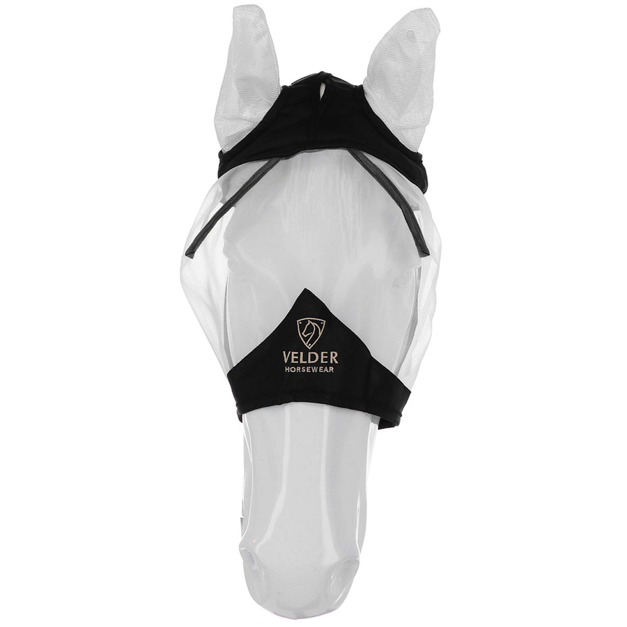 Velder Horsewear Premium Fly Mask with Ears Black