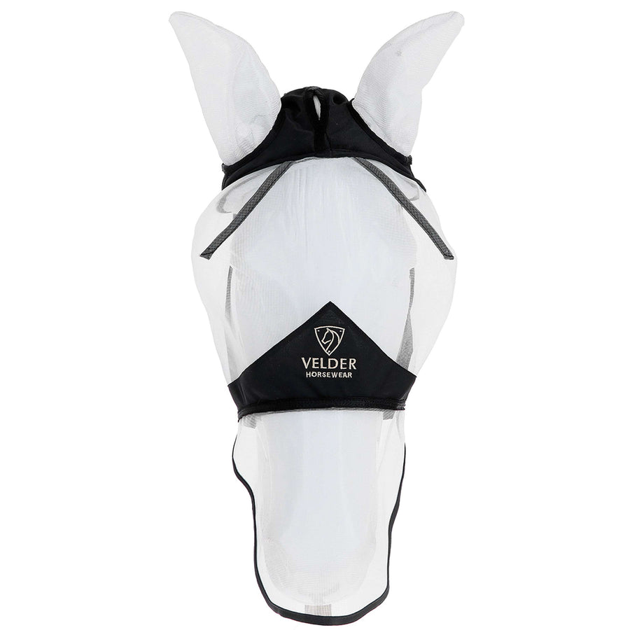 Velder Horsewear Premium Fly Mask with Ears and Nose Black