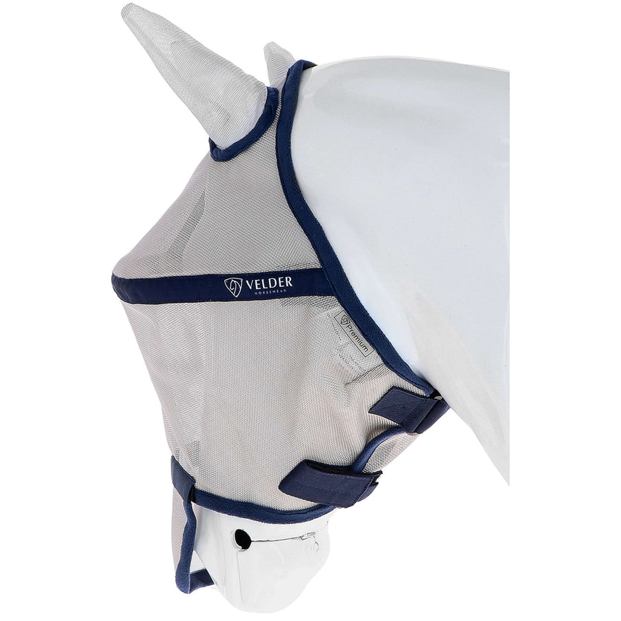 Velder Horsewear Premium Fly Mask Comfort Space Tan/Navy