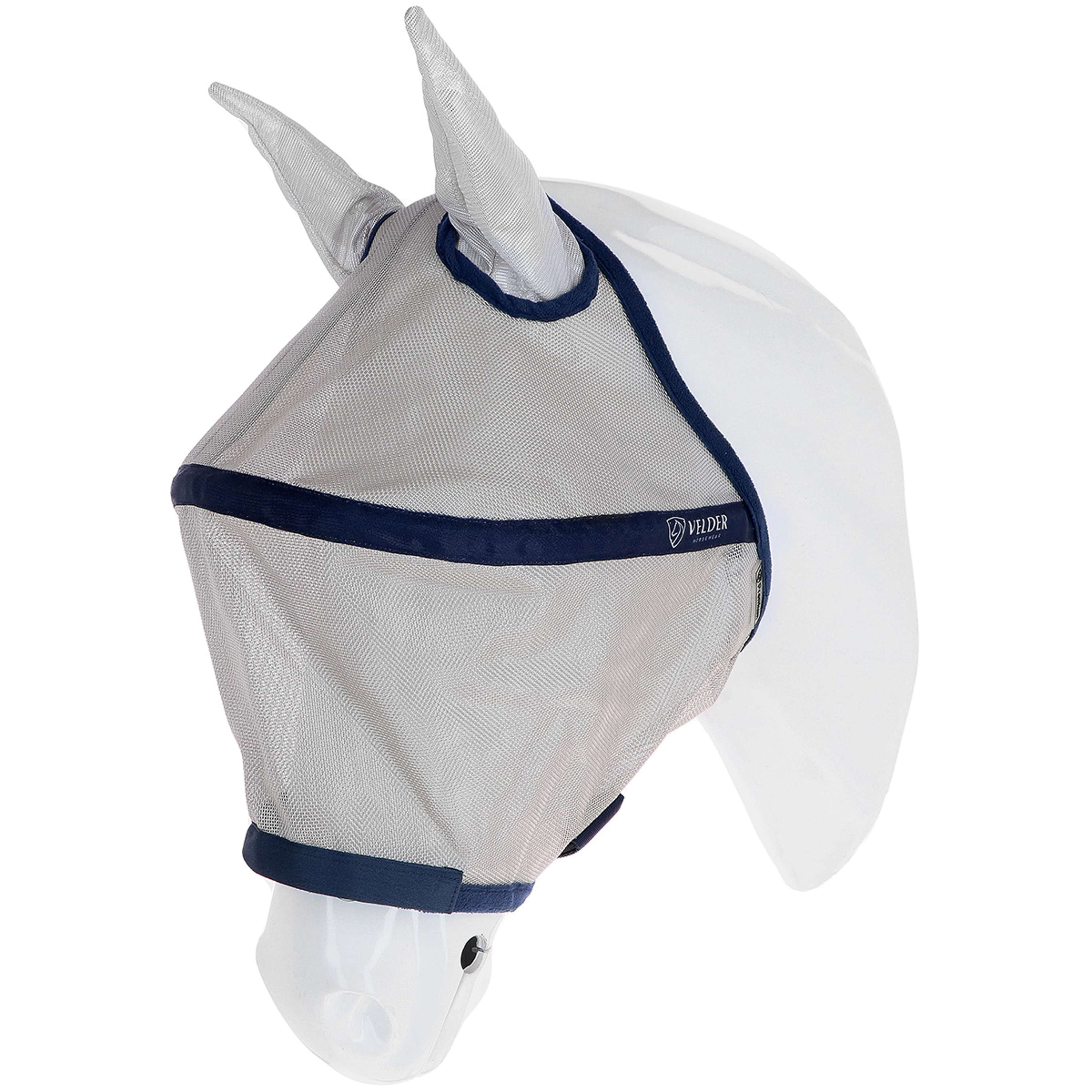Velder Horsewear Premium Fly Mask Comfort Space Tan/Navy