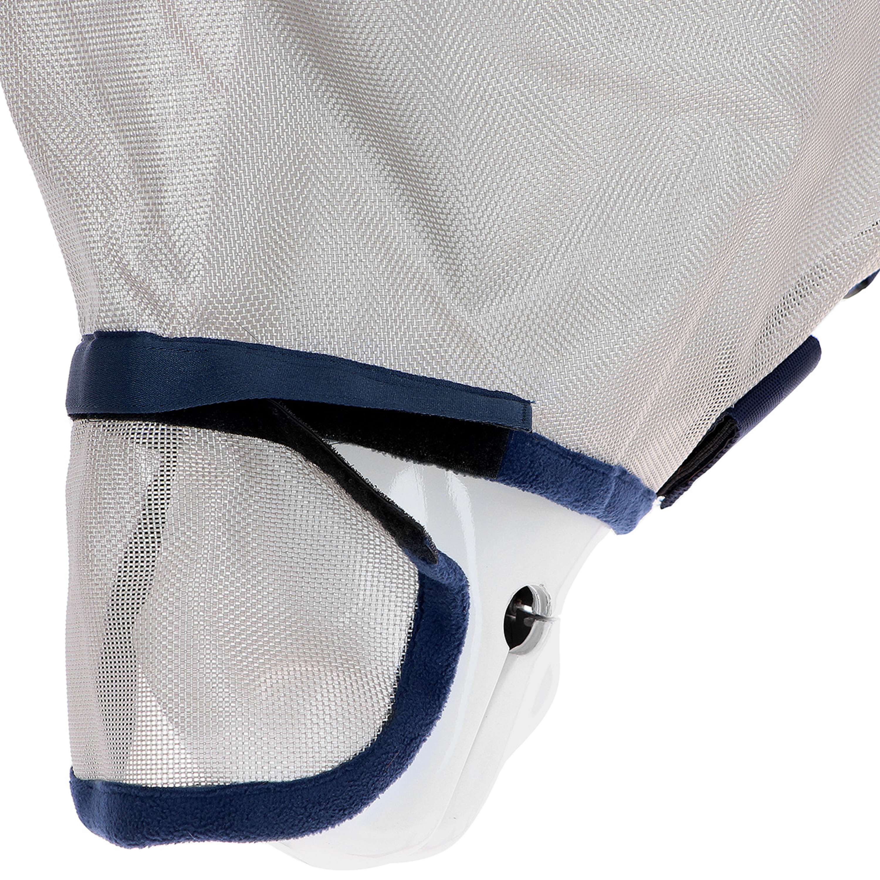 Velder Horsewear Premium Fly Mask Comfort Space Tan/Navy