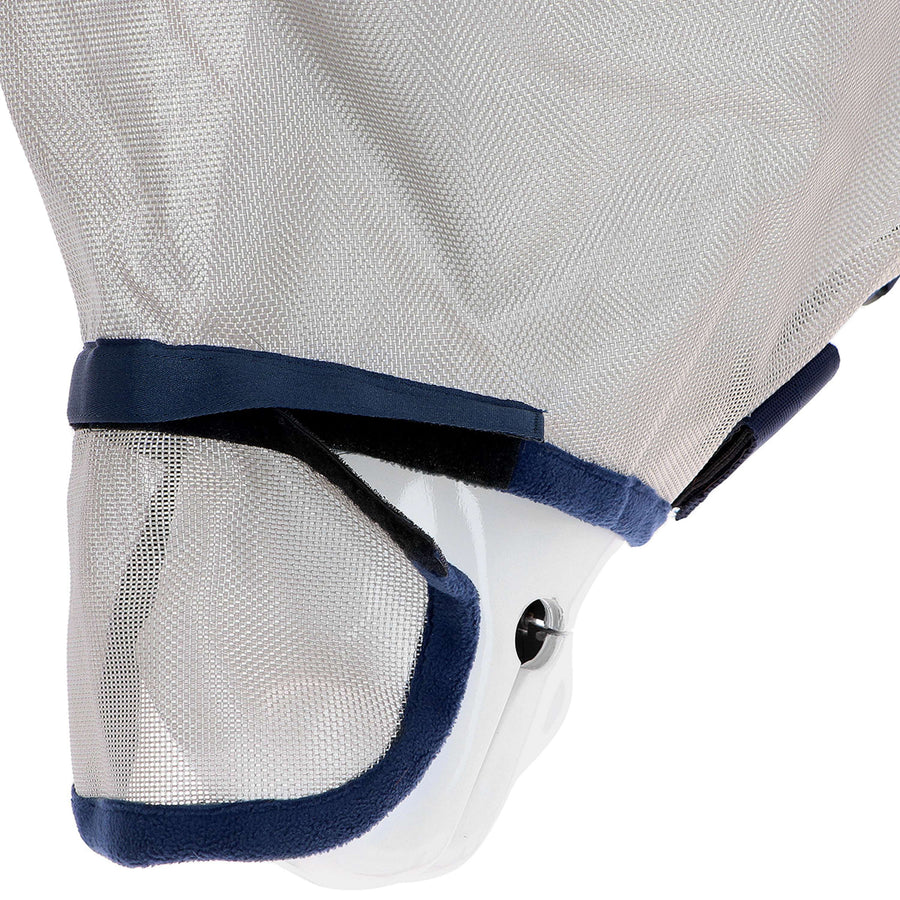 Velder Horsewear Premium Fly Mask Comfort Space Tan/Navy