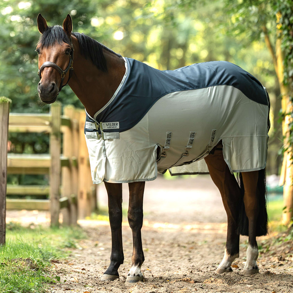 Velder Horsewear Premium Fly Rug Rainless Summer Navy/Field Grey