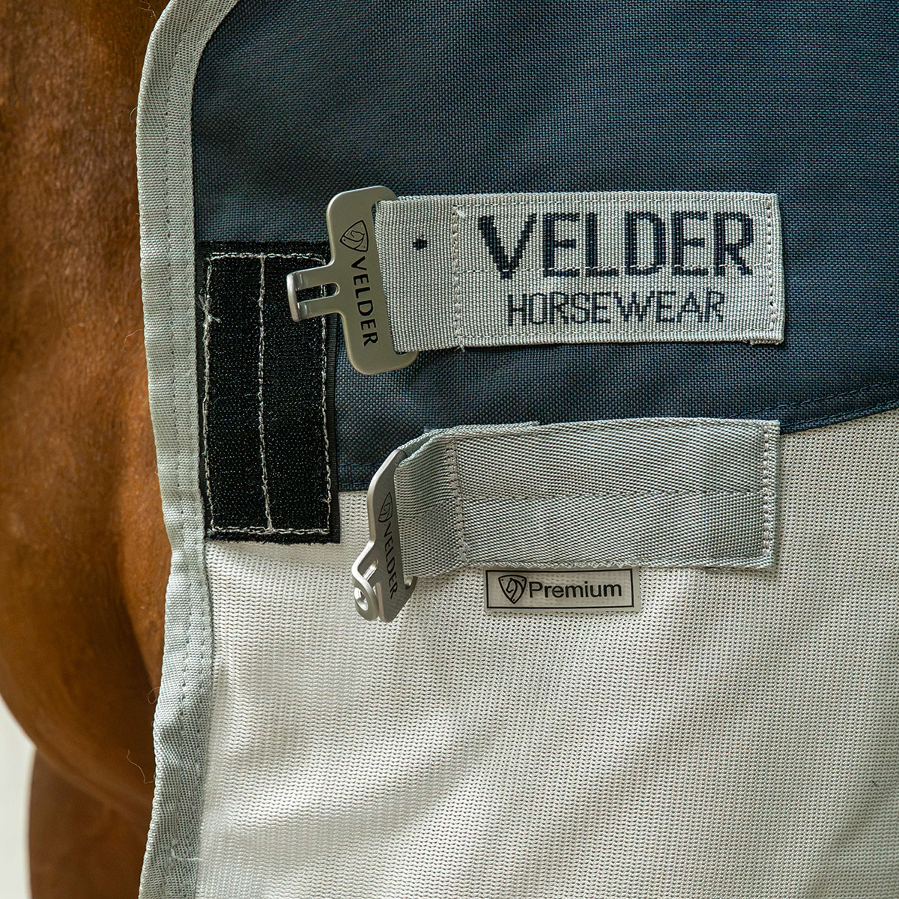 Velder Horsewear Premium Fly Rug Rainless Summer Navy/Field Grey