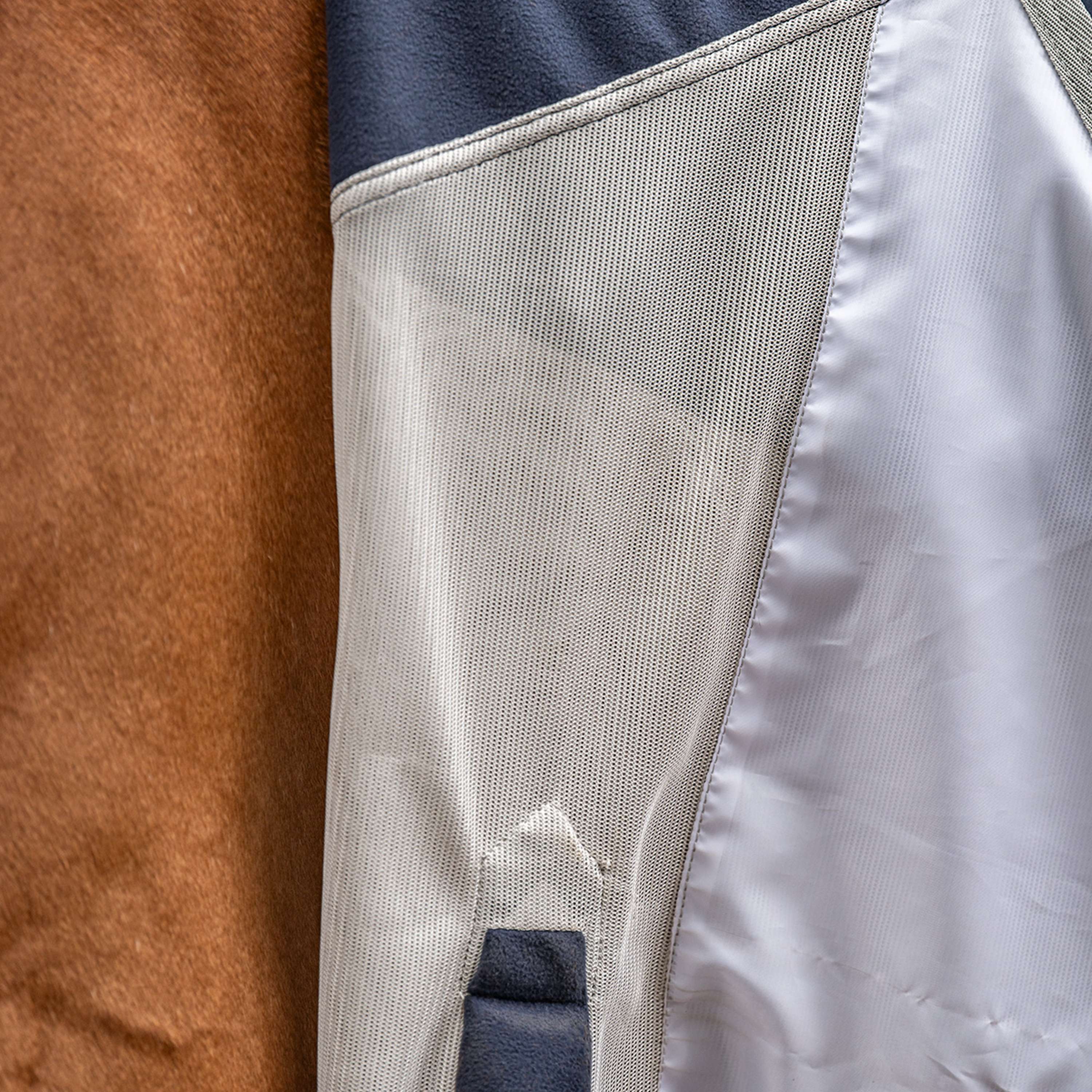 Velder Horsewear Premium Fly Rug Rainless Fall Navy/Pearl Silver
