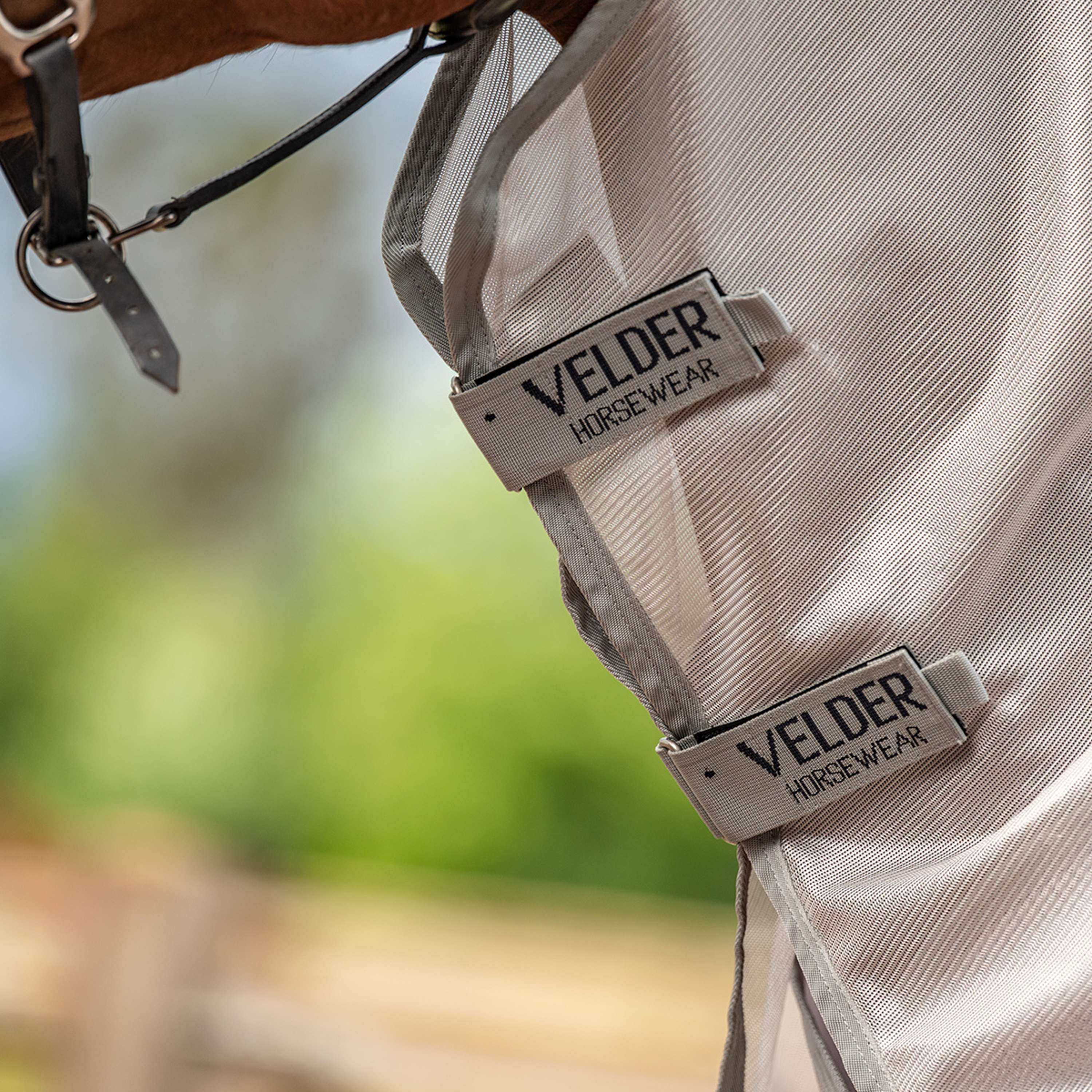 Velder Horsewear Premium Fly Rug Rainless Fall Navy/Pearl Silver