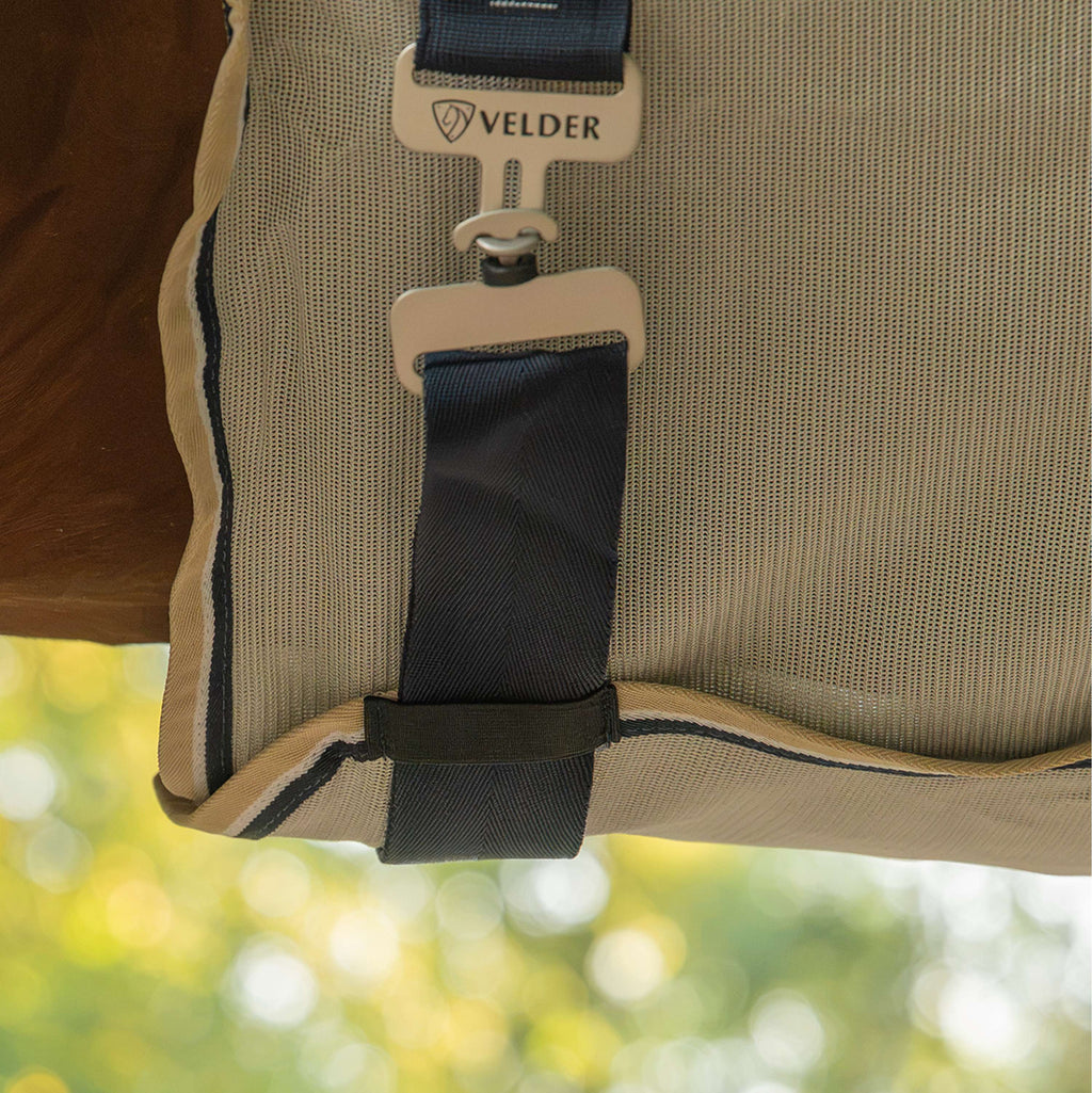 Velder Horsewear Premium Fly Rug Waterproof-Top Navy/Pearl Silver