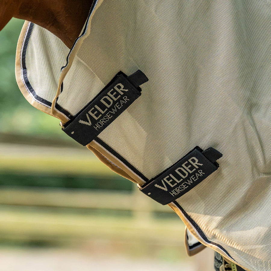 Velder Horsewear Premium Fly Rug Waterproof-Top Navy/Pearl Silver